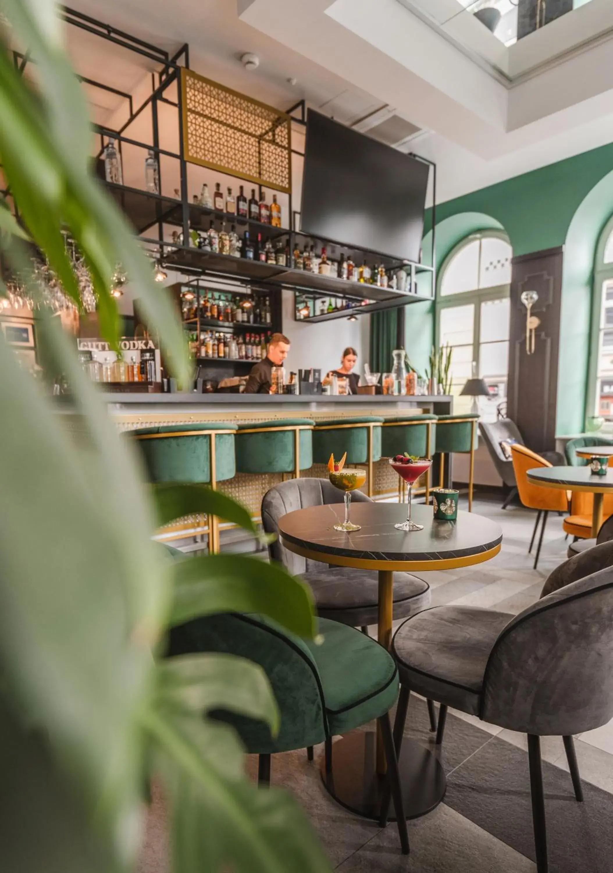 Lobby or reception in Hotel Estera Lobby or reception in Hotel Estera