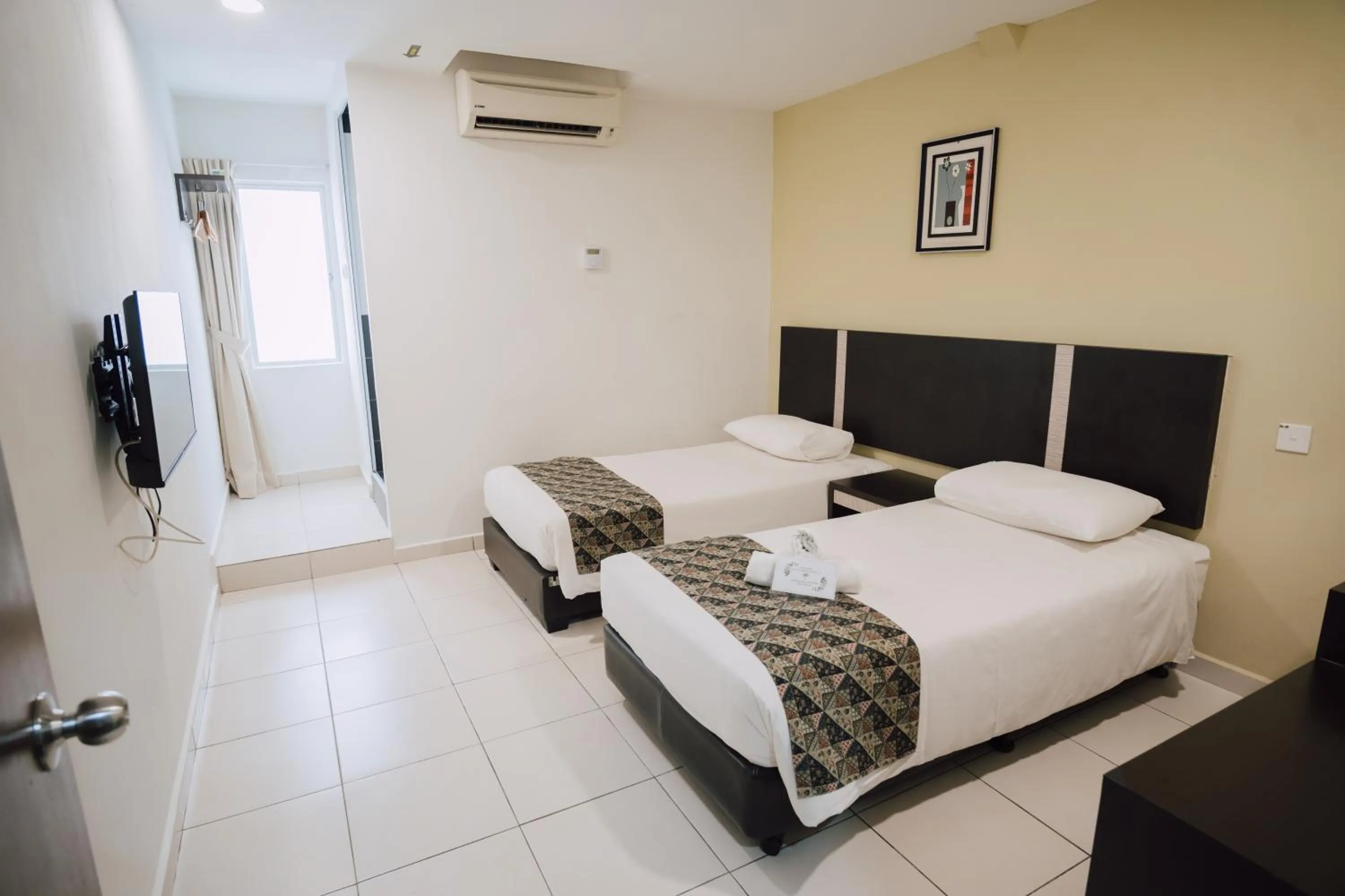 Bed in ND Hotel Melaka