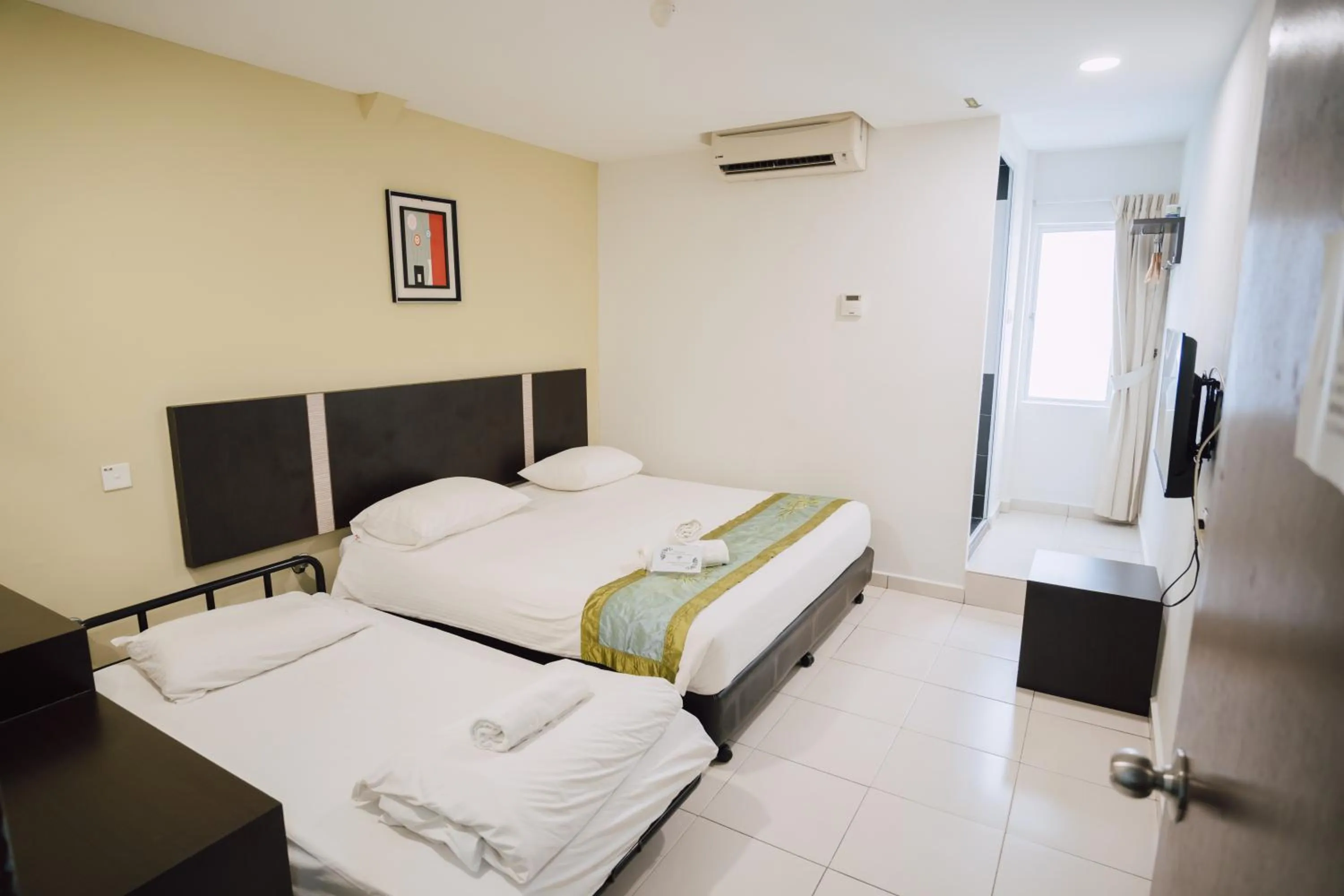 Shower, Bed in ND Hotel Melaka