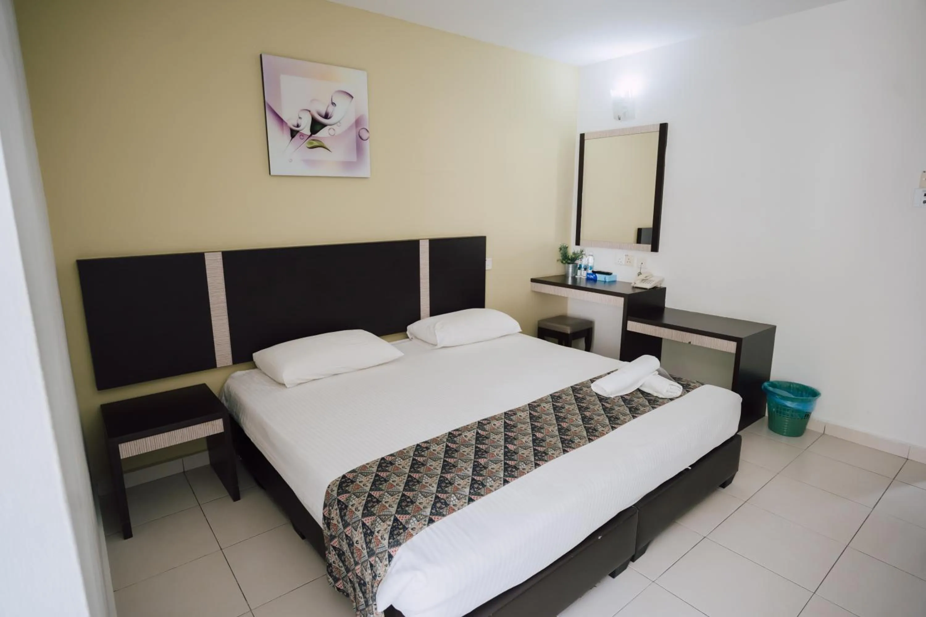 Bed in ND Hotel Melaka