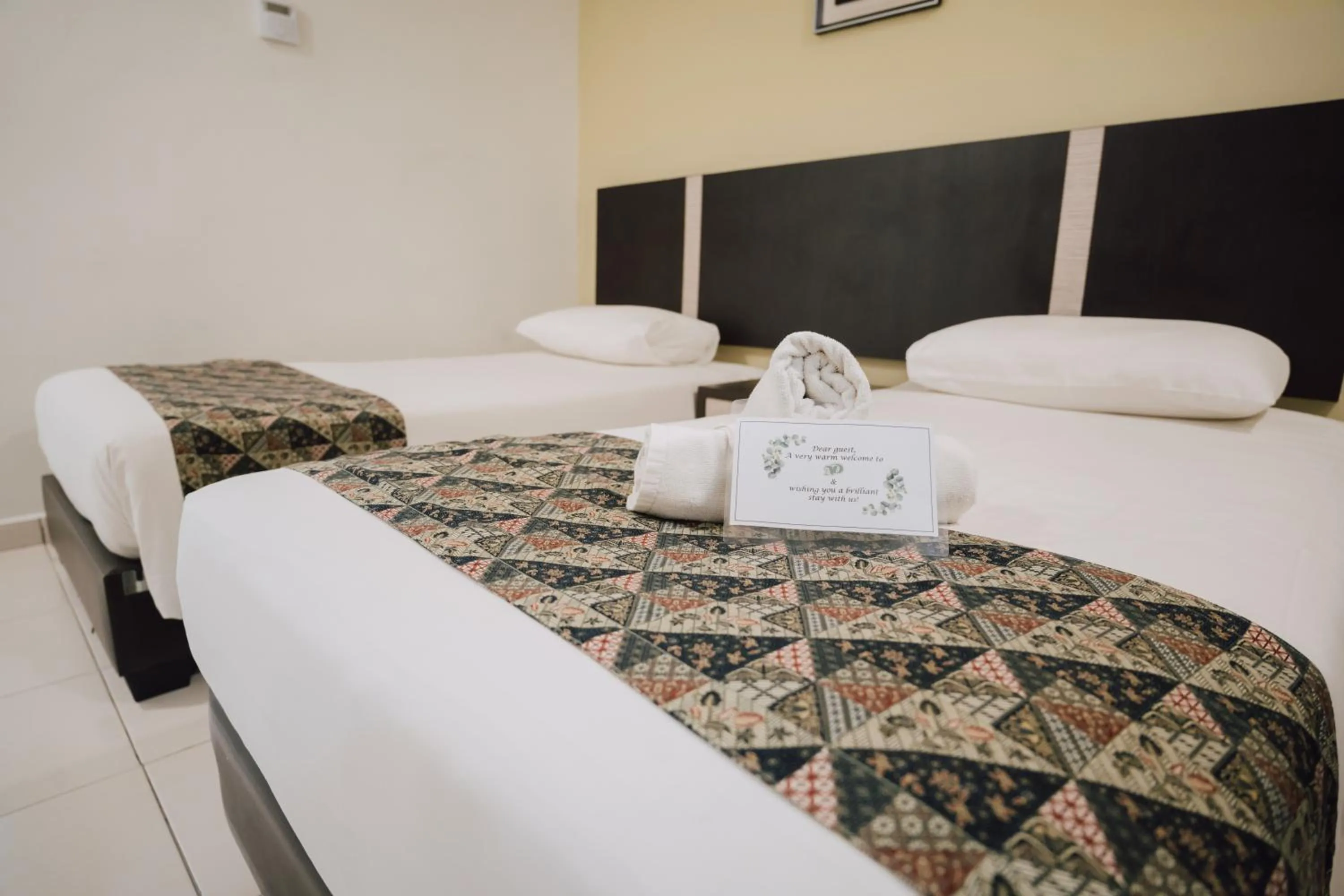 Bed in ND Hotel Melaka