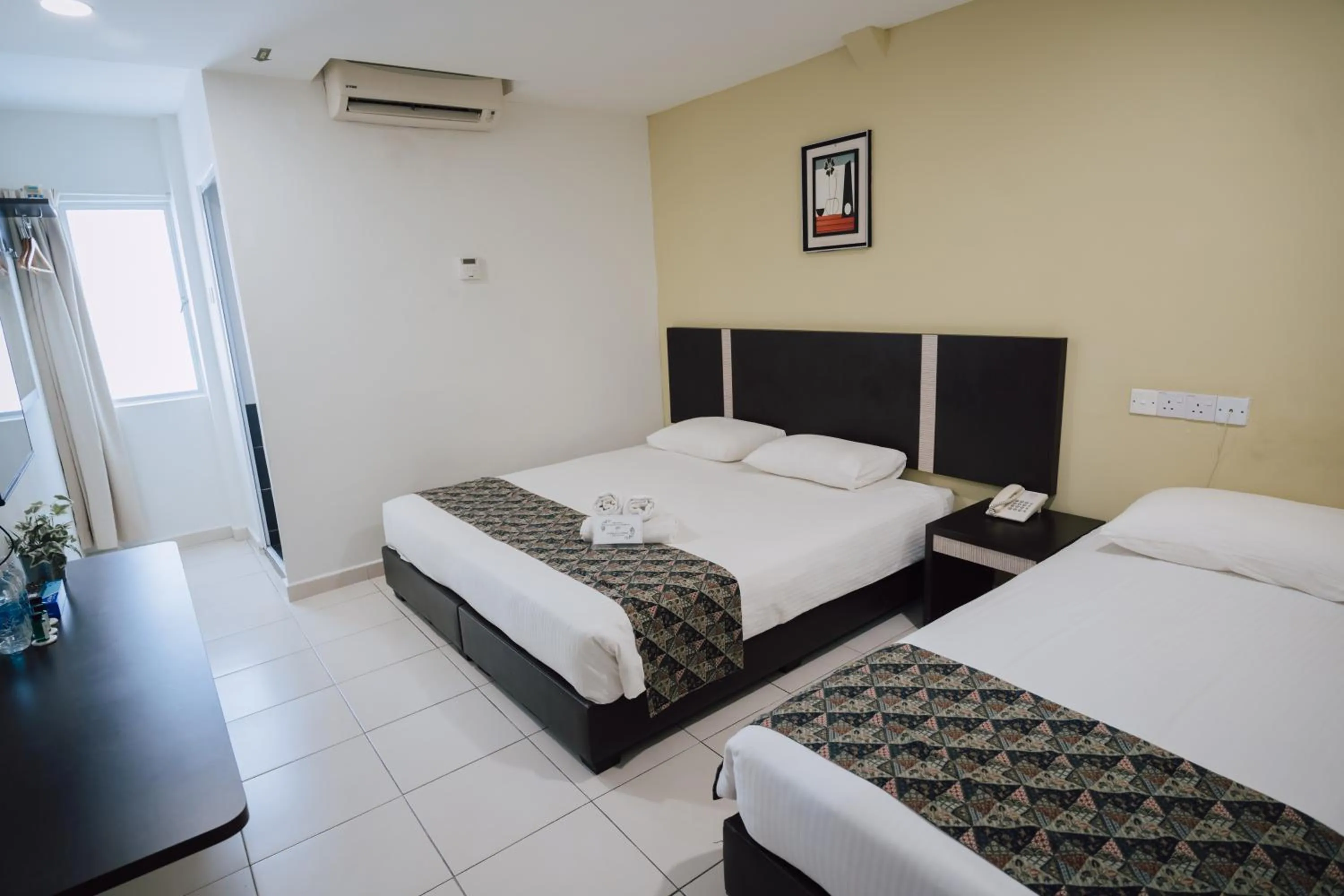 Bed in ND Hotel Melaka