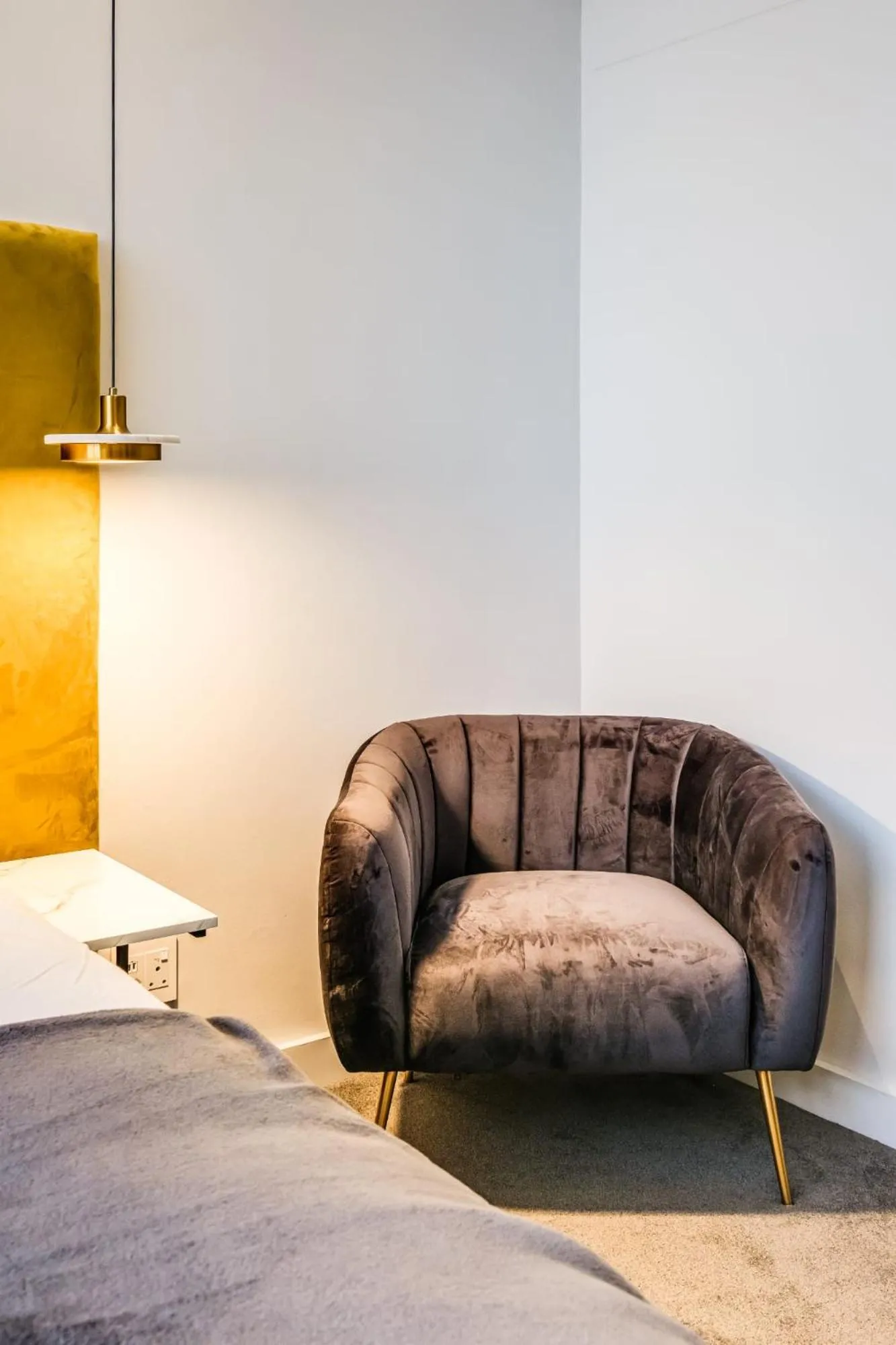 Seating area, Bed in Wescamp Villa
