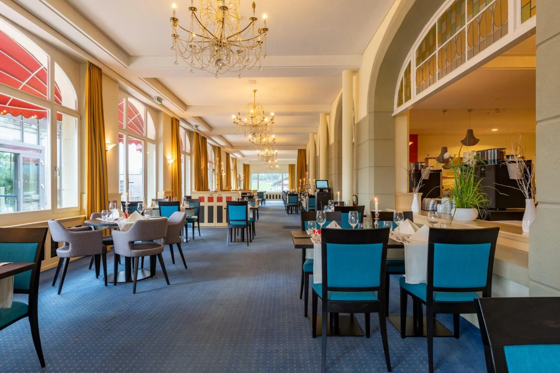 Restaurant/places to eat in Hotel Victoria Lauberhorn Wengen, a Faern Collection Hotel