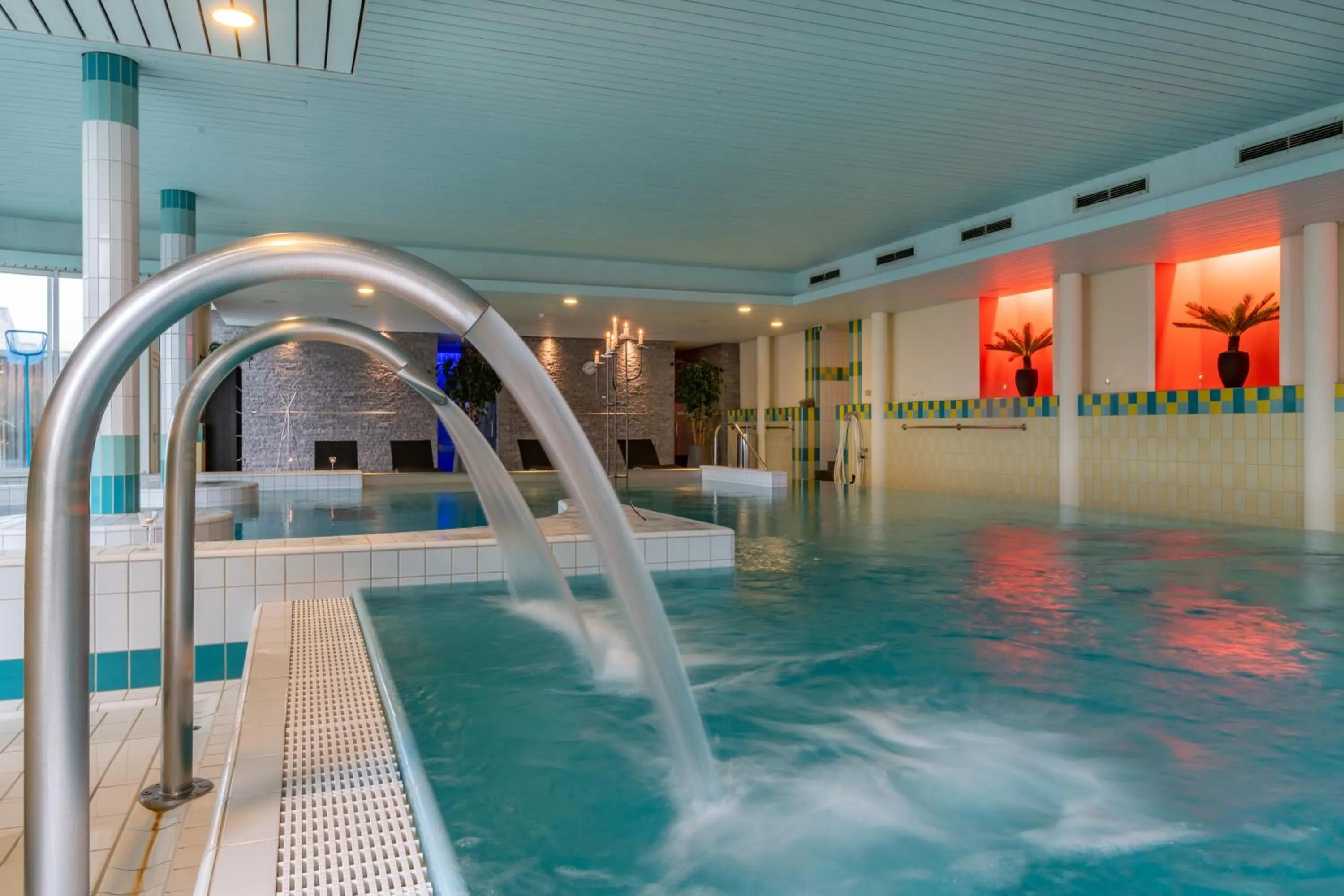 Spa and wellness centre/facilities in Hotel Victoria Lauberhorn Wengen, a Faern Collection Hotel