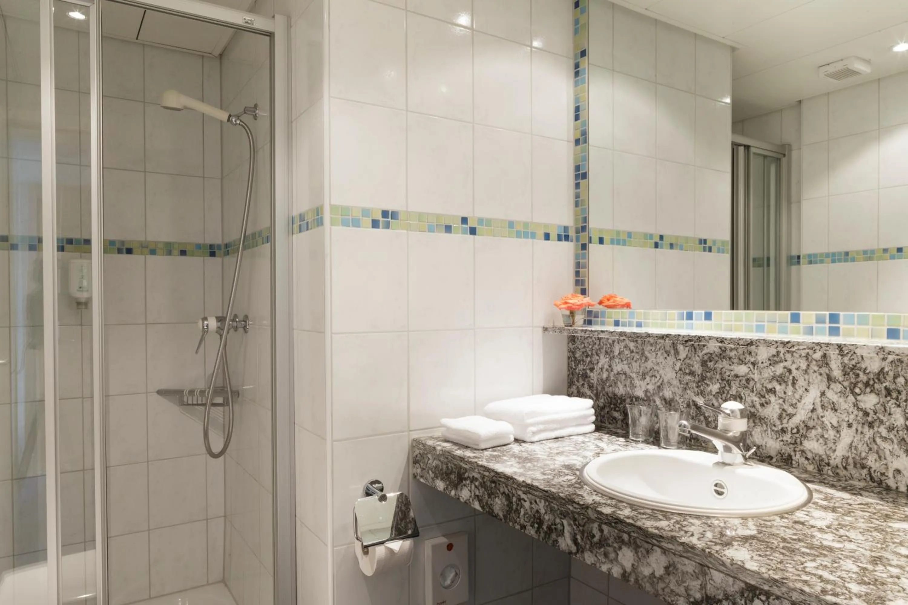 Bathroom in Hotel Victoria Lauberhorn Wengen, a Faern Collection Hotel