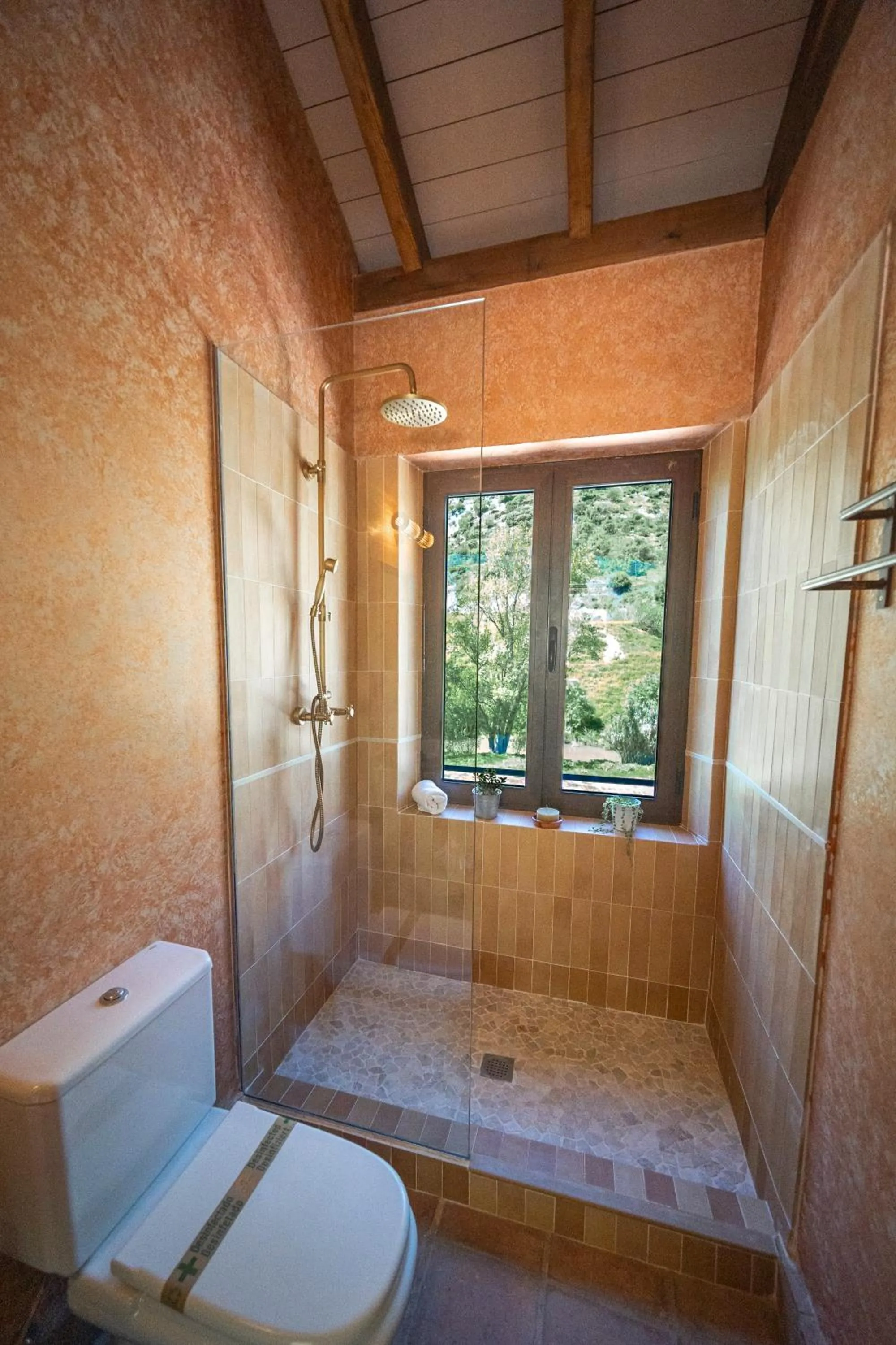 Bathroom in Eco Hotel Cueva del Gato