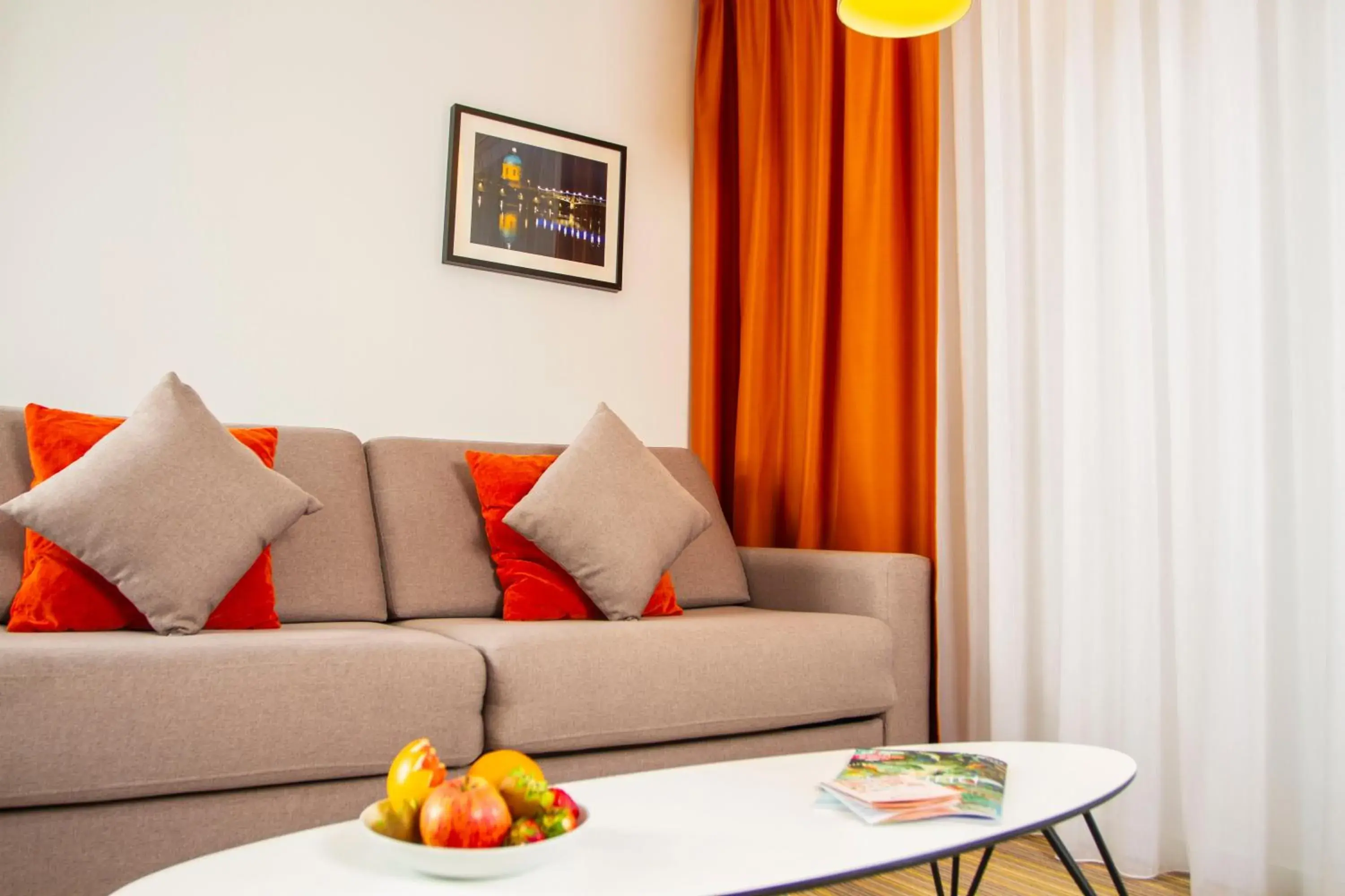 Living room in Privilège Appart Hôtel Saint Exupéry Living room in Privilège Appart Hôtel Saint Exupéry