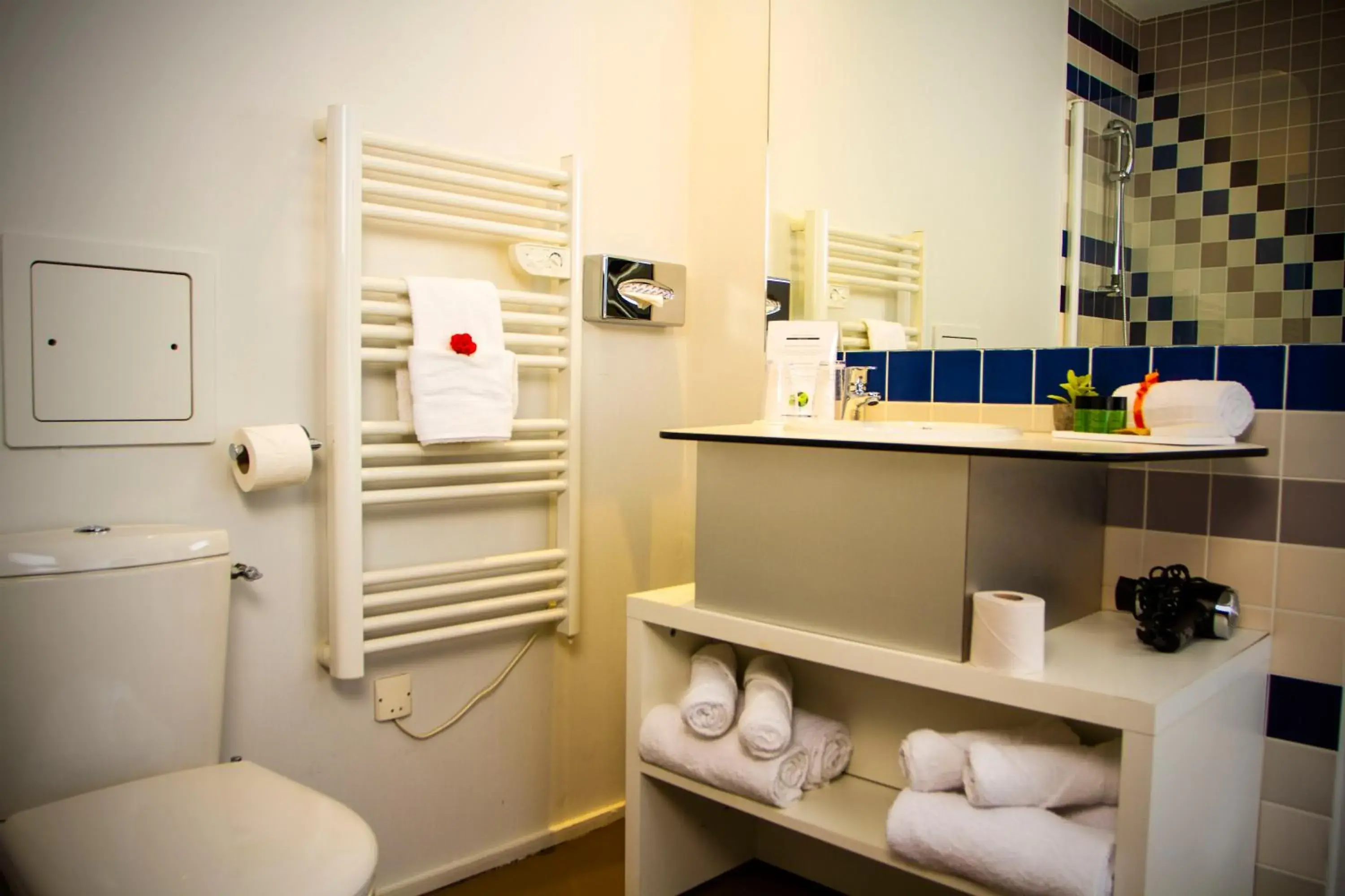 Bathroom in Privilège Appart Hôtel Saint Exupéry Bathroom in Privilège Appart Hôtel Saint Exupéry