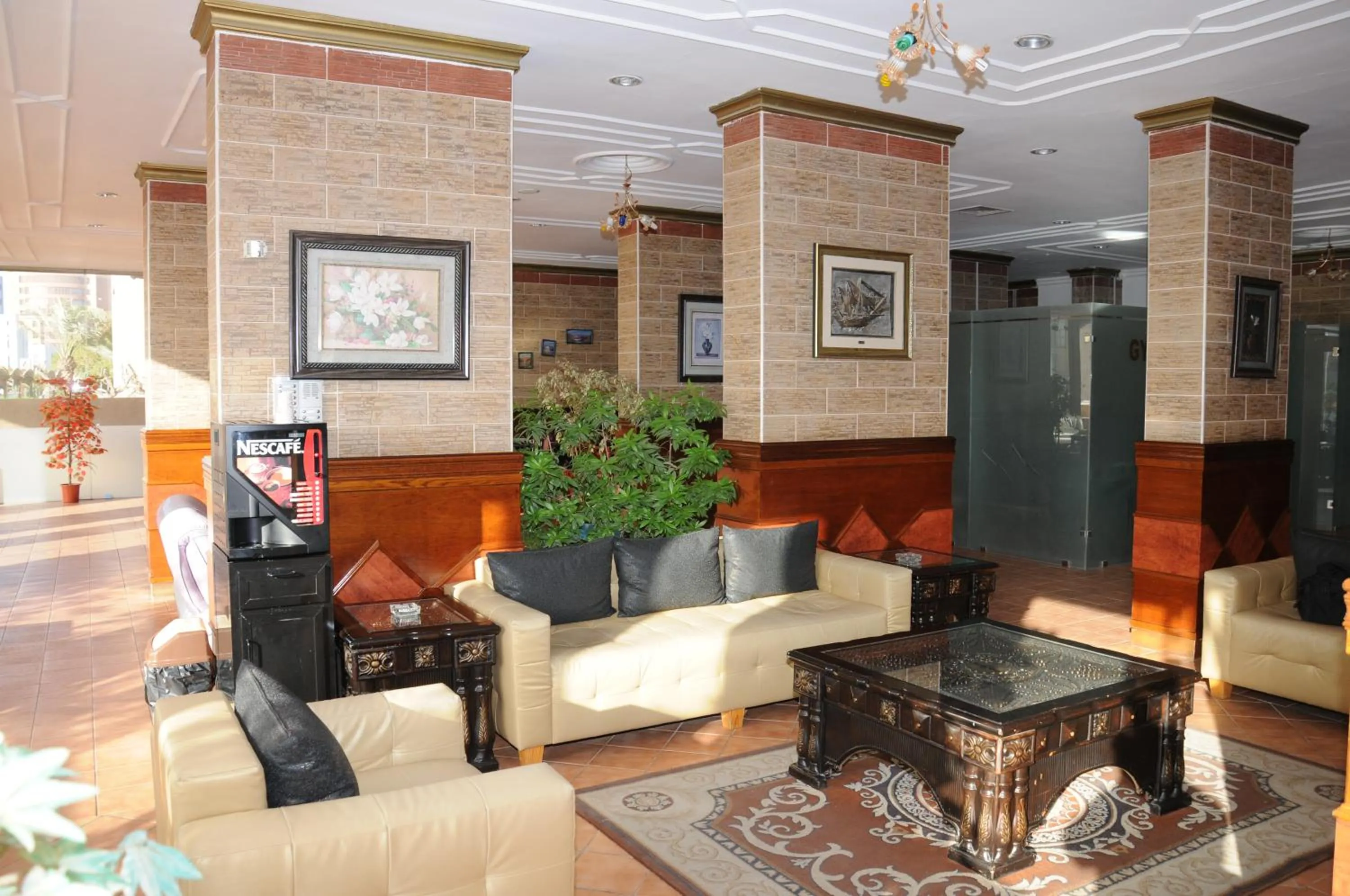 Seating area in Arinza Tower Quality Apartments