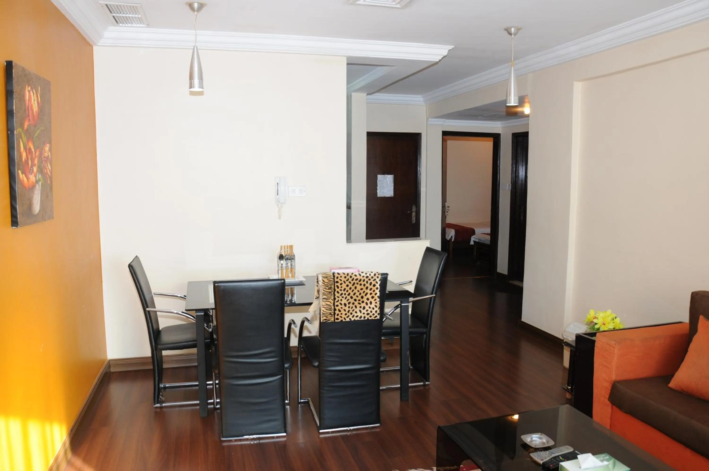 Dining area in Arinza Tower Quality Apartments