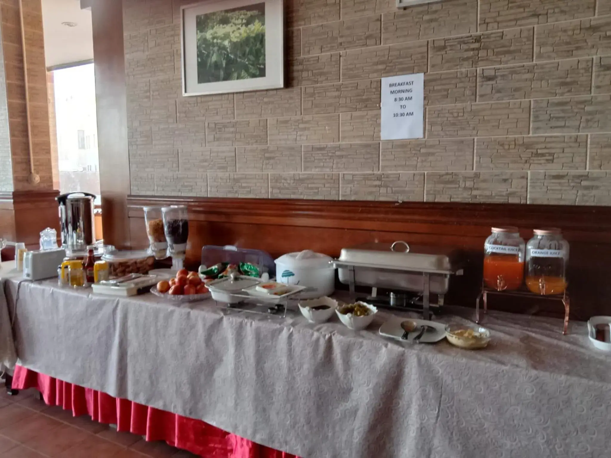 Breakfast in Arinza Tower Quality Apartments Breakfast in Arinza Tower Quality Apartments