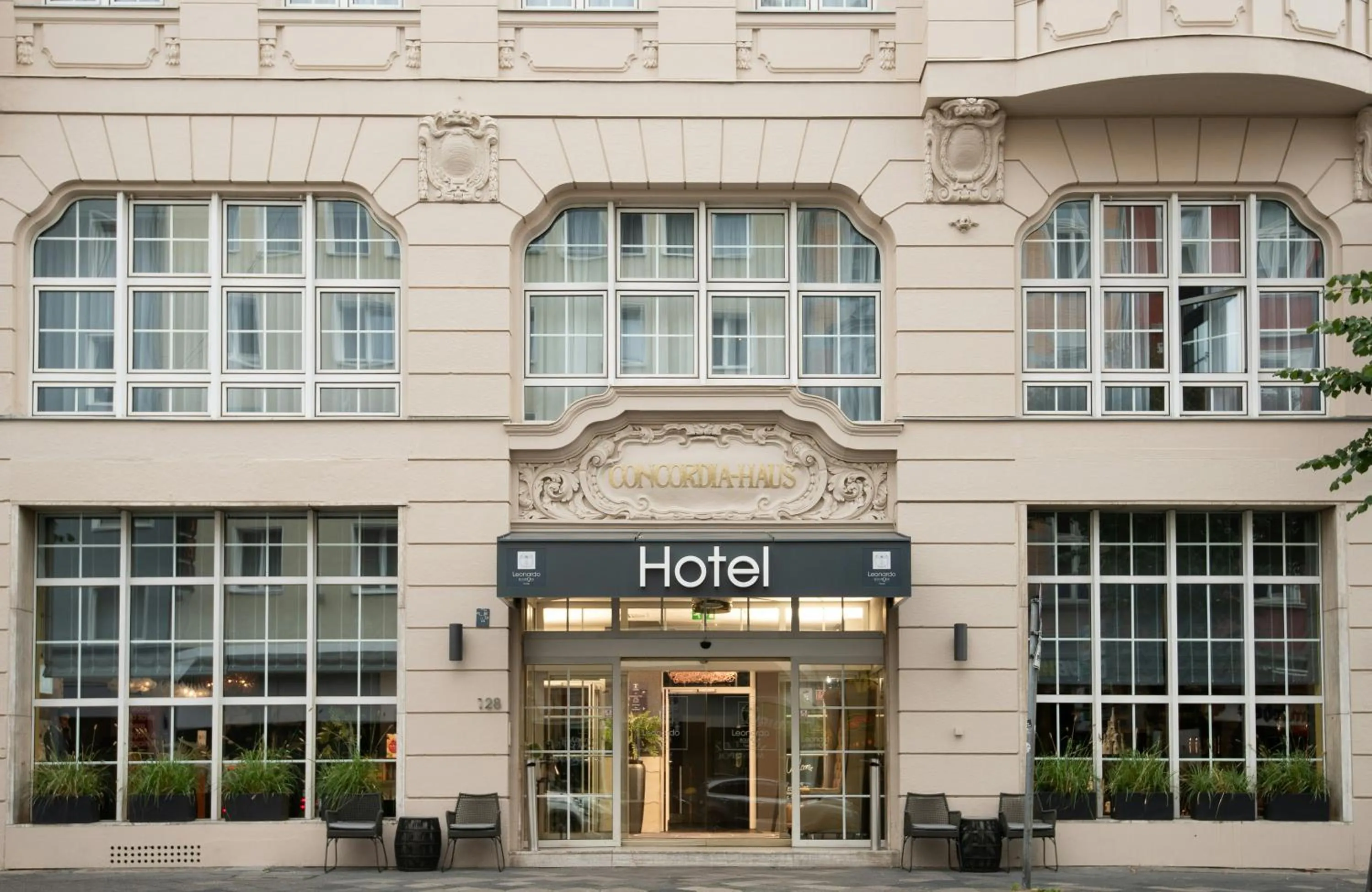 Decorative detail in Leonardo Boutique Hotel Düsseldorf