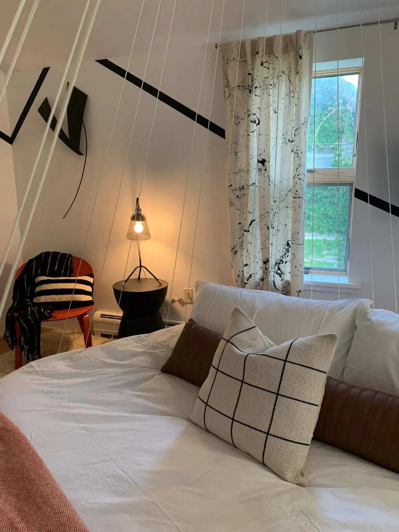 Deluxe Queen Room - single occupancy in The Trail in Adams - Berkshires' Art Hotel Deluxe Queen Room - single occupancy in The Trail in Adams - Berkshires' Art Hotel