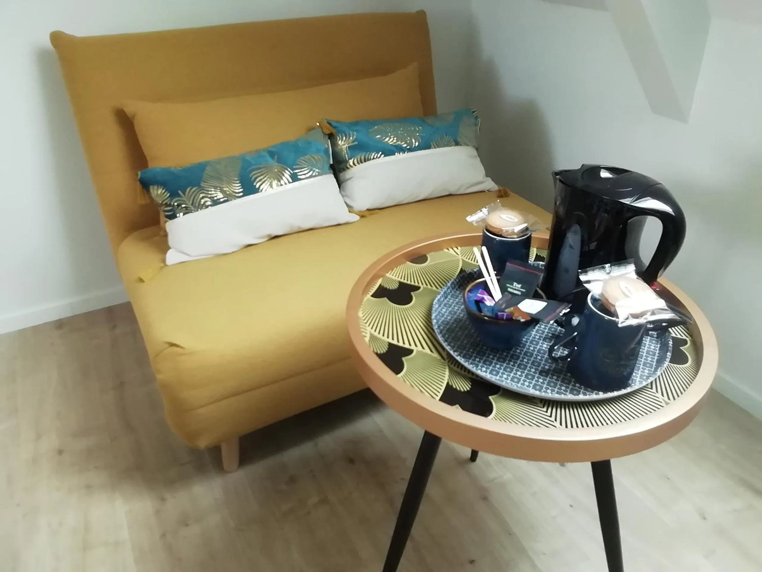 Bed in Chambres d'hôtes cosy avec salle de bain privative - Wifi - cuisine partagée - Parking gratuit