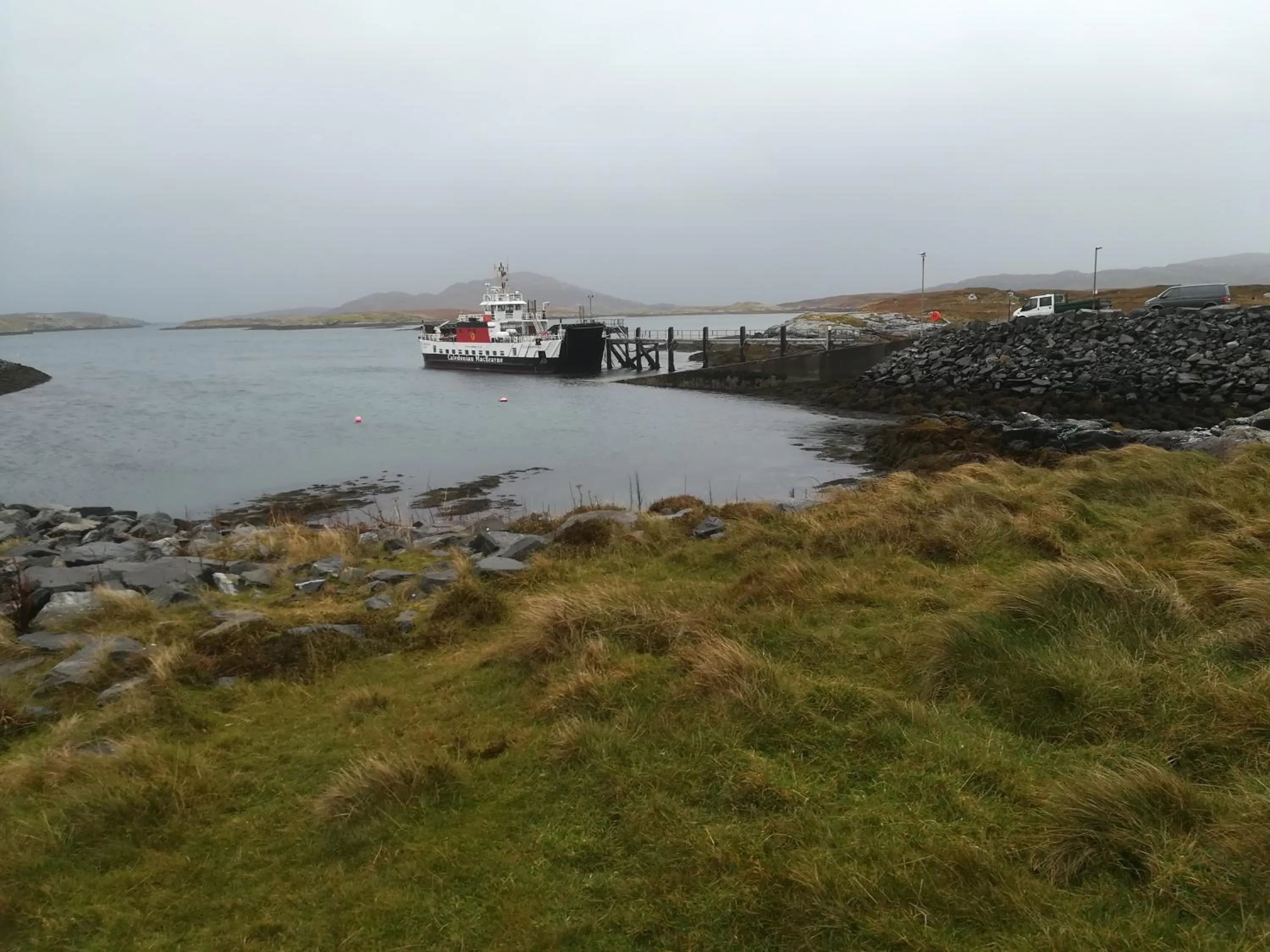 Natural landscape in Brae Lea House, Lochboisdale, South Uist. Outer Hebrides