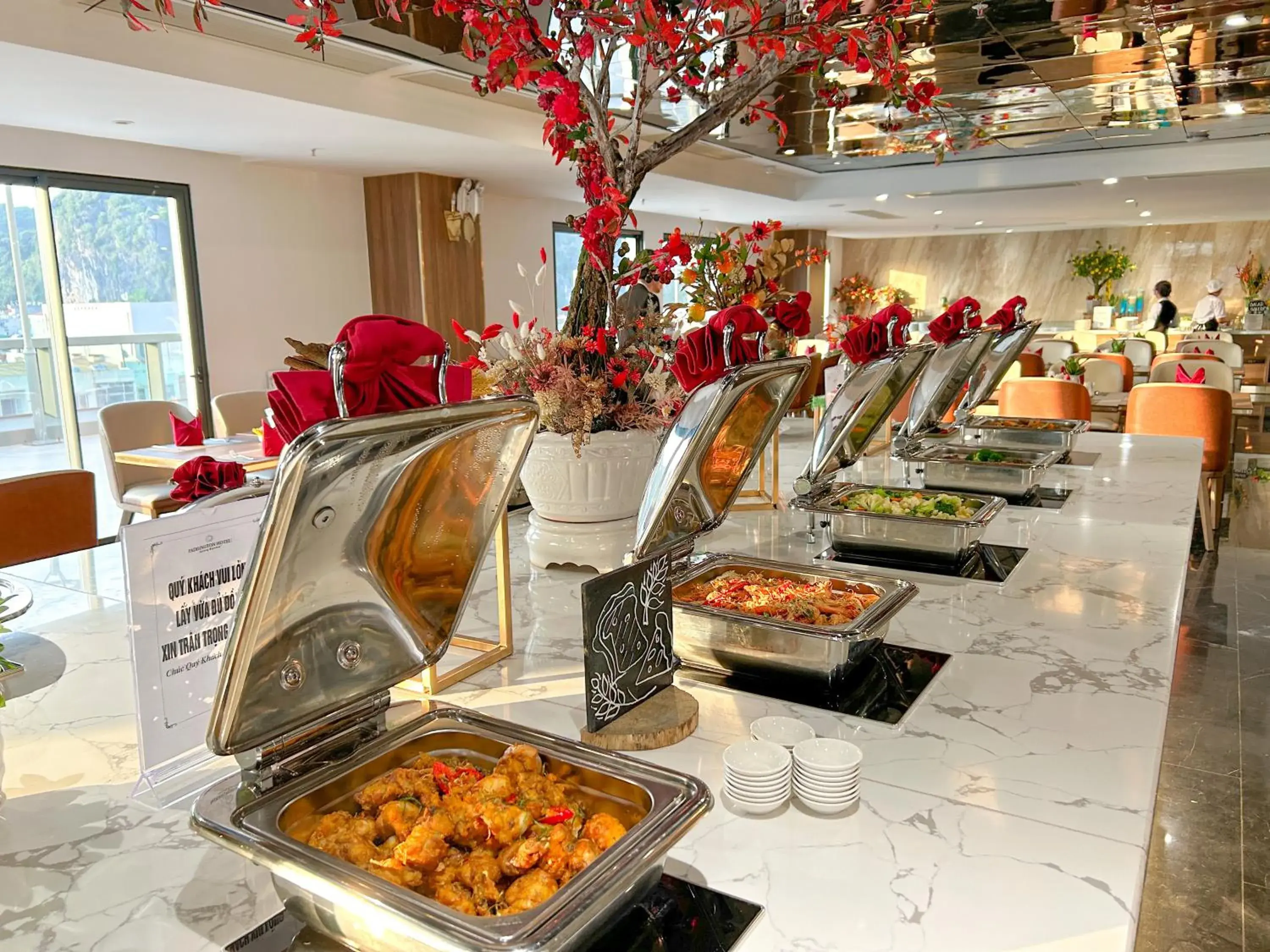 Buffet breakfast in Paddington Hotel Halong Bayview Buffet breakfast in Paddington Hotel Halong Bayview