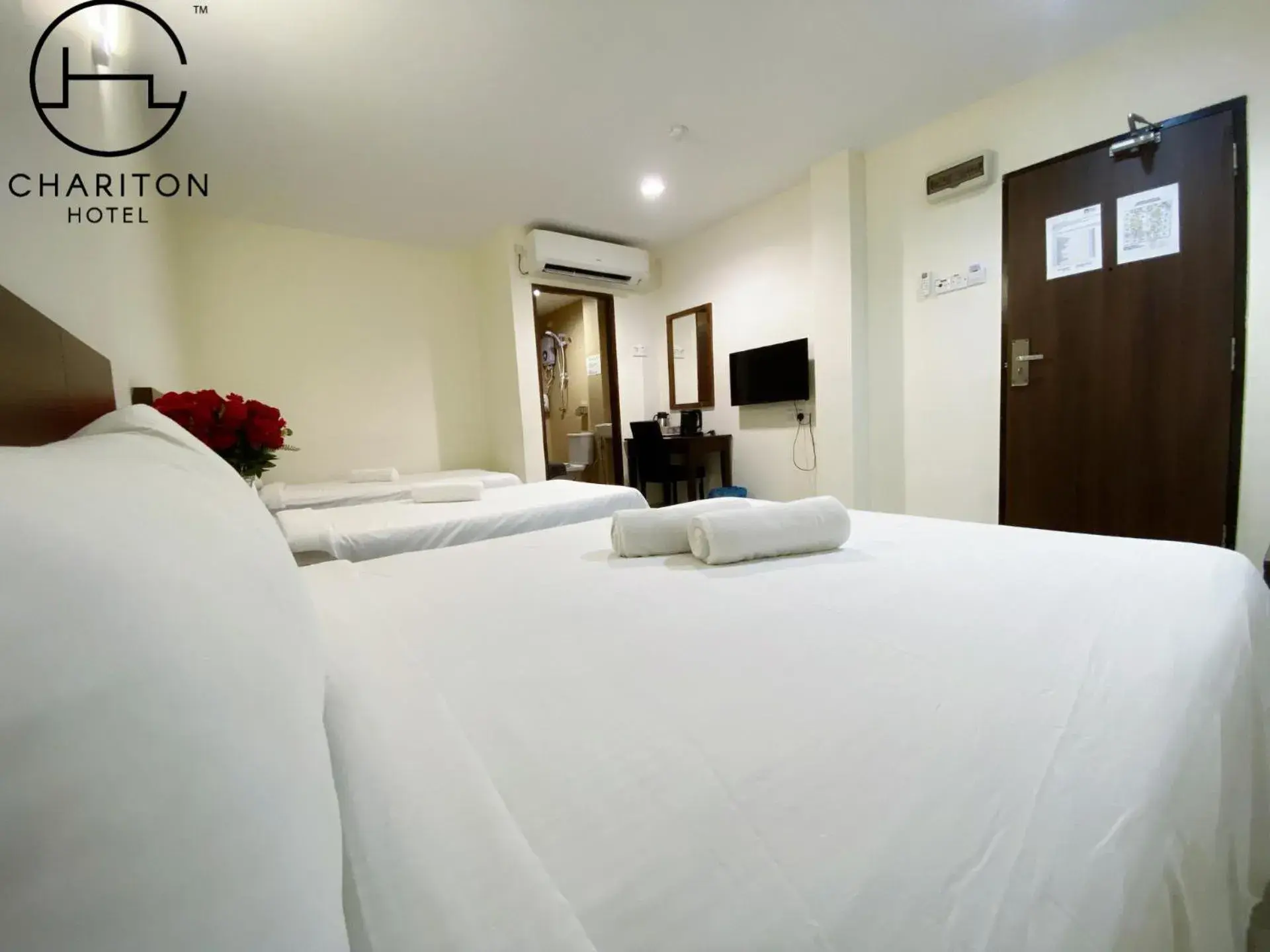 Bed in Chariton Hotel Skudai Kiri Bed in Chariton Hotel Skudai Kiri