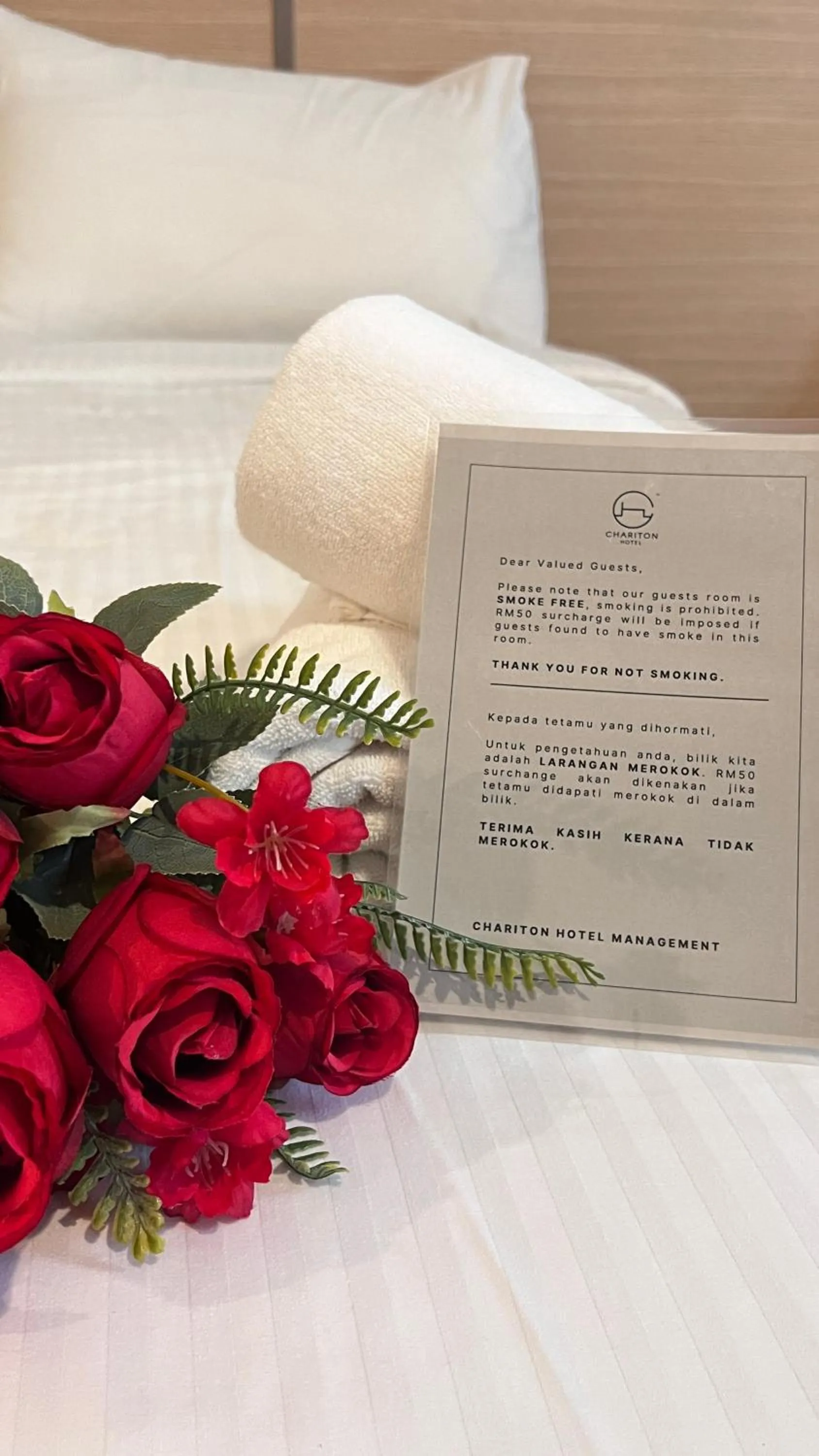 Bed in Chariton Hotel Skudai Kiri