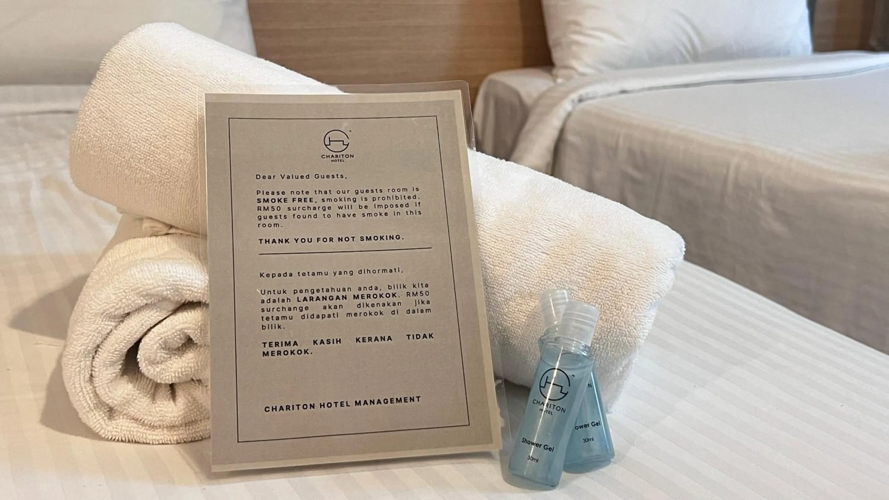 Bed in Chariton Hotel Skudai Kiri