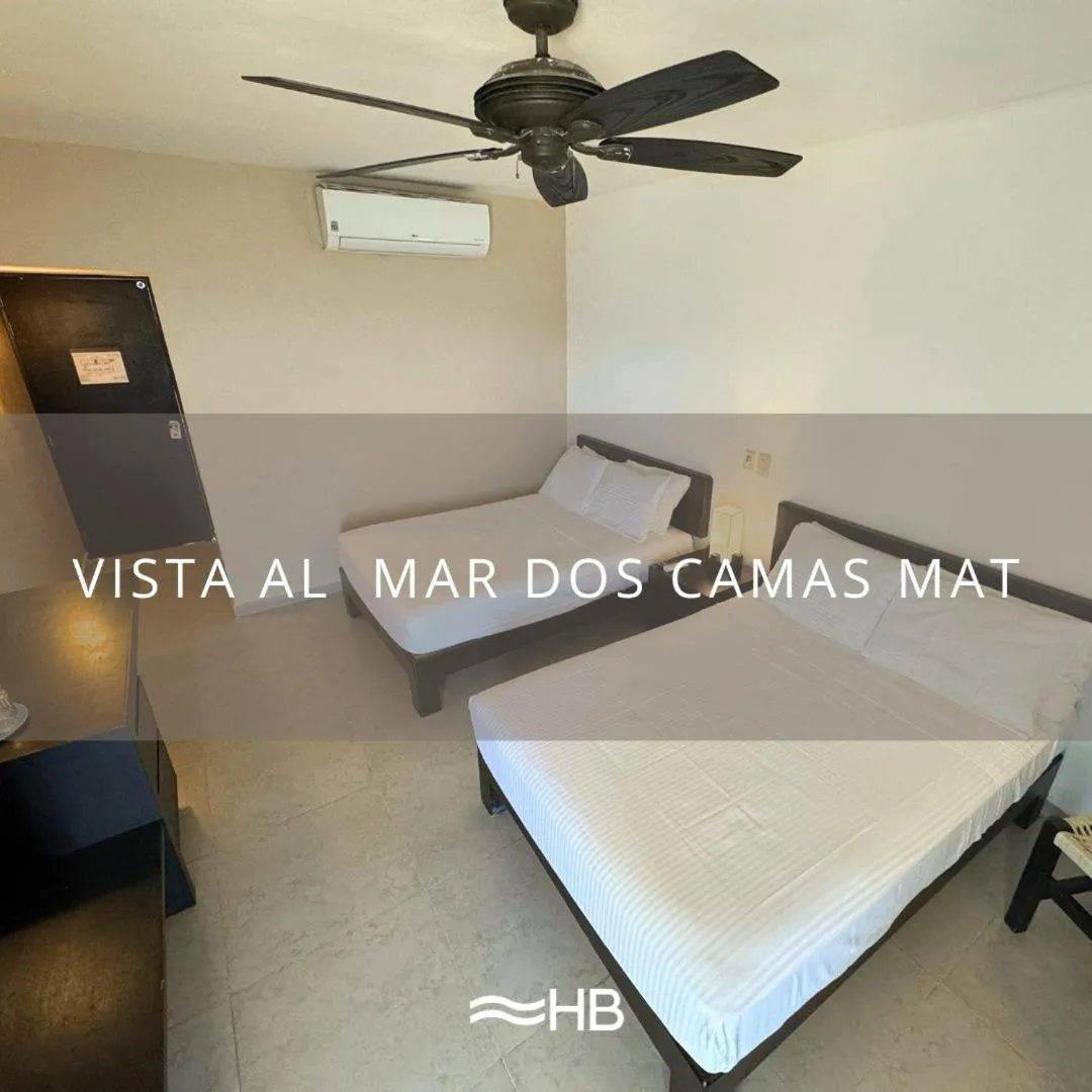 Bed in Hotel Barra de Navidad
