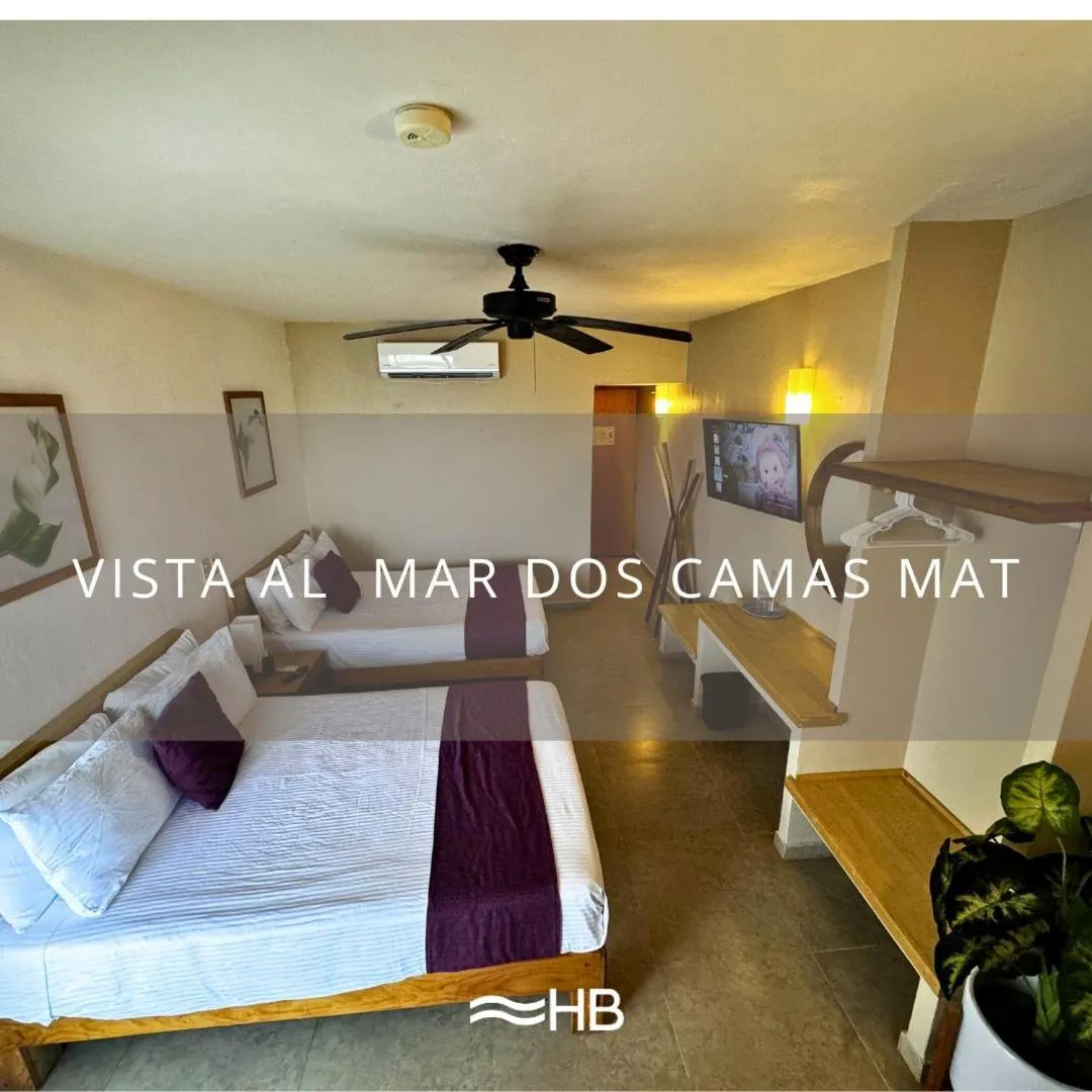 Bed in Hotel Barra de Navidad