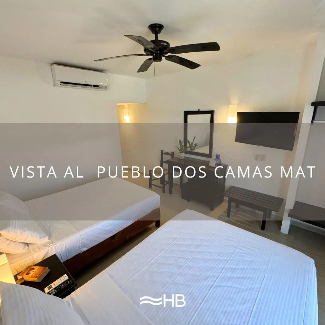 Bed in Hotel Barra de Navidad