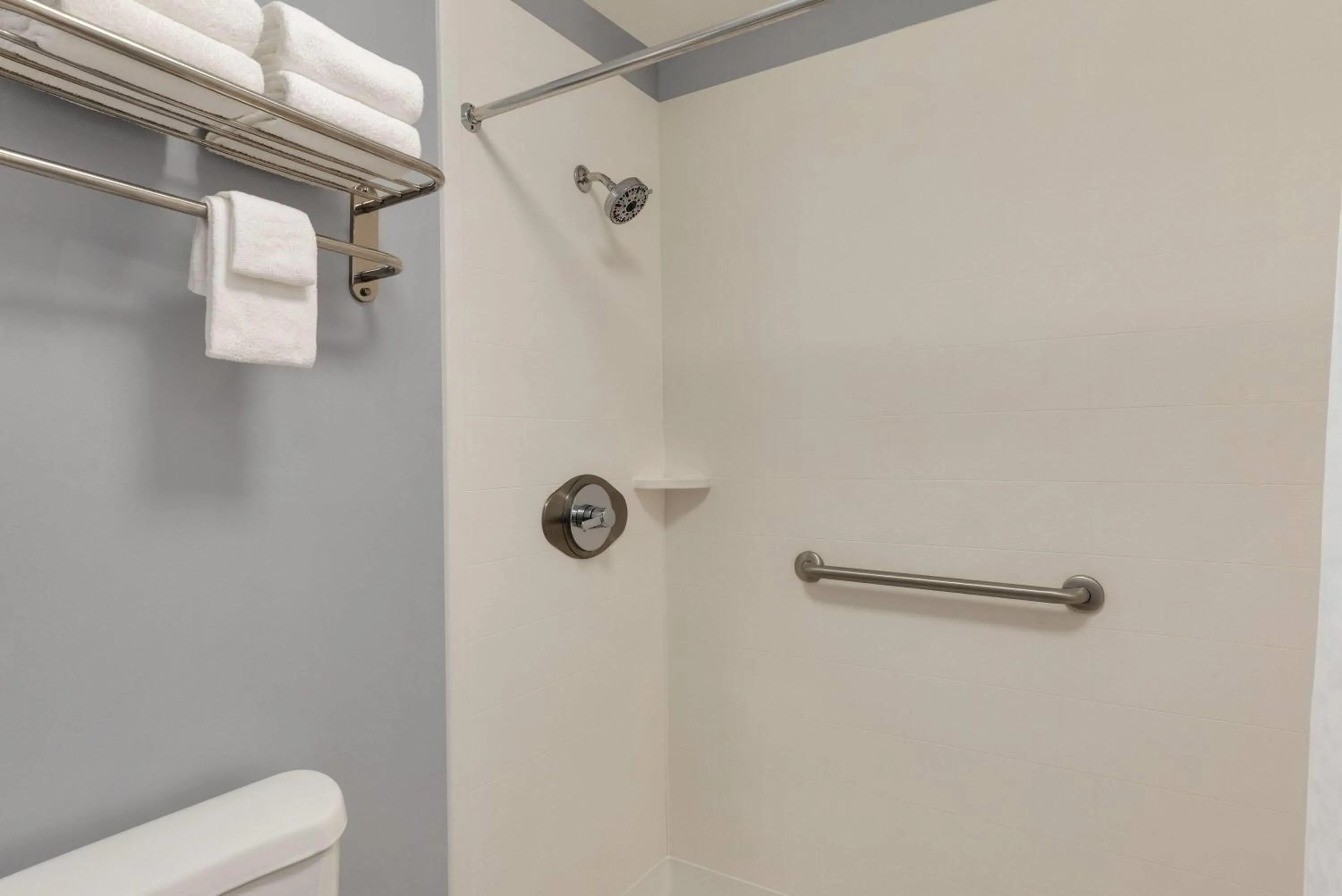 Bathroom in Baymont by Wyndham Albany at Albany Mall