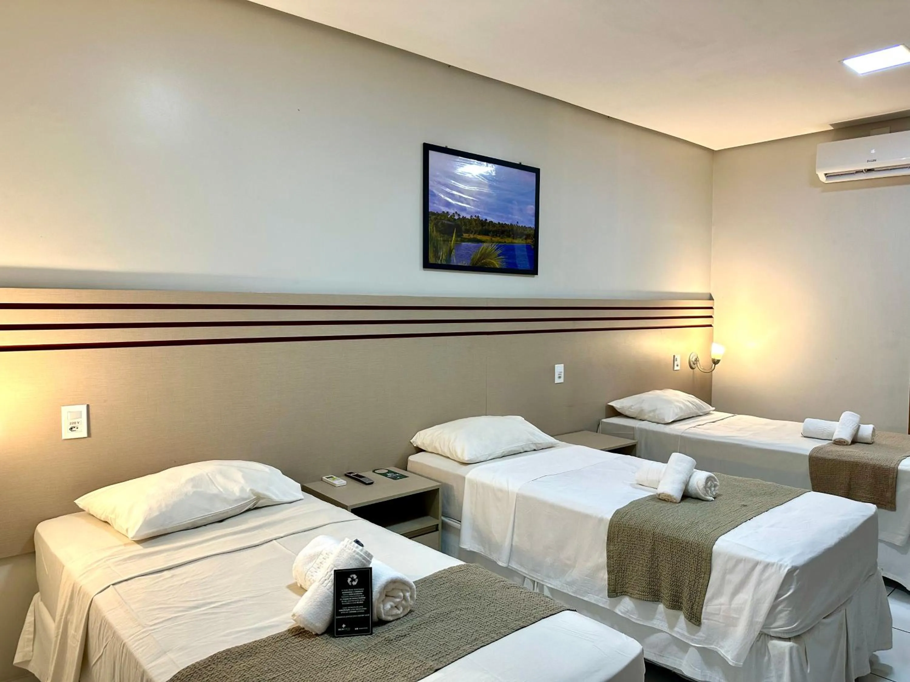 Bed in Valen Porto Hotel São Luís