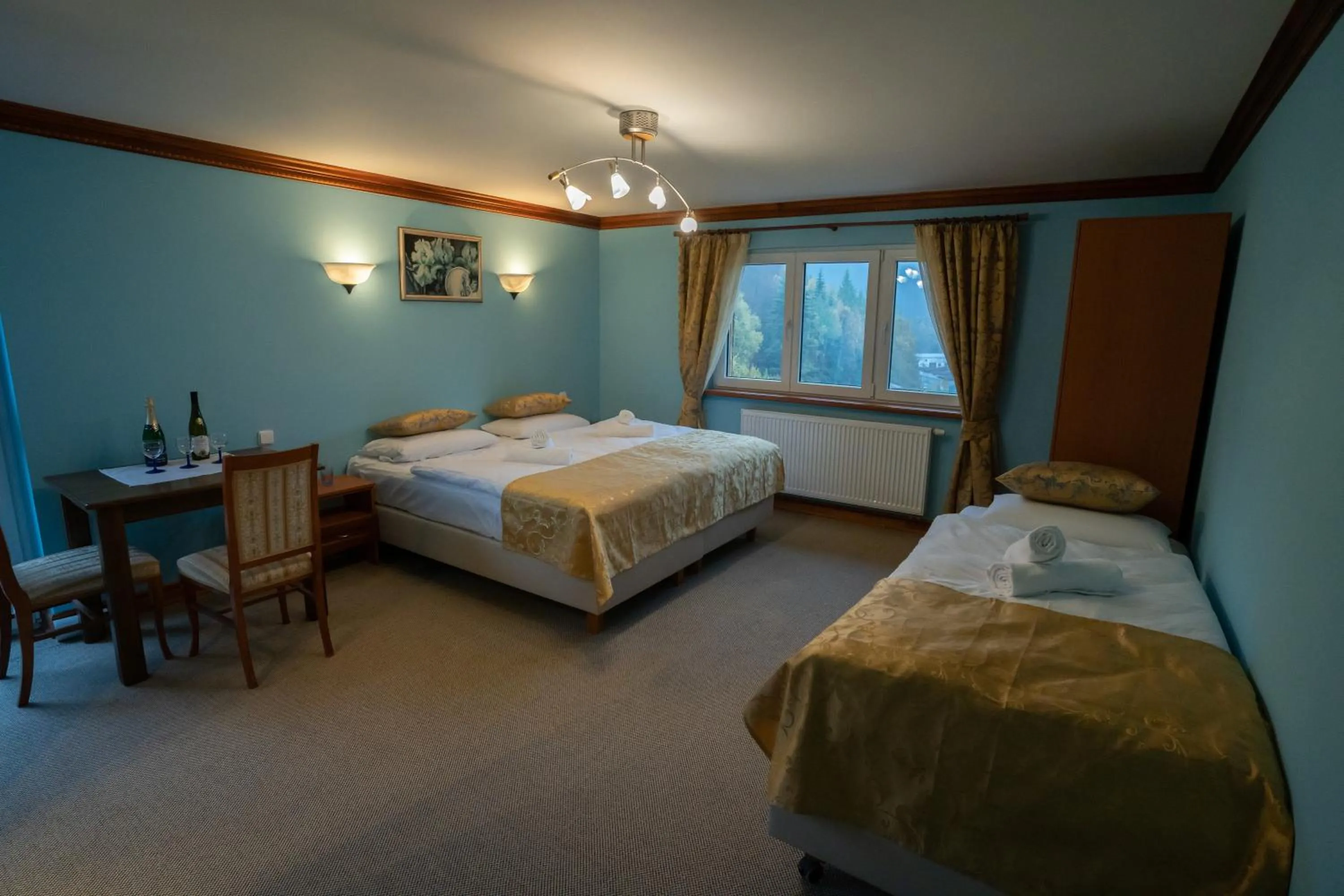 Photo of the whole room, Bed in Jáchymoff