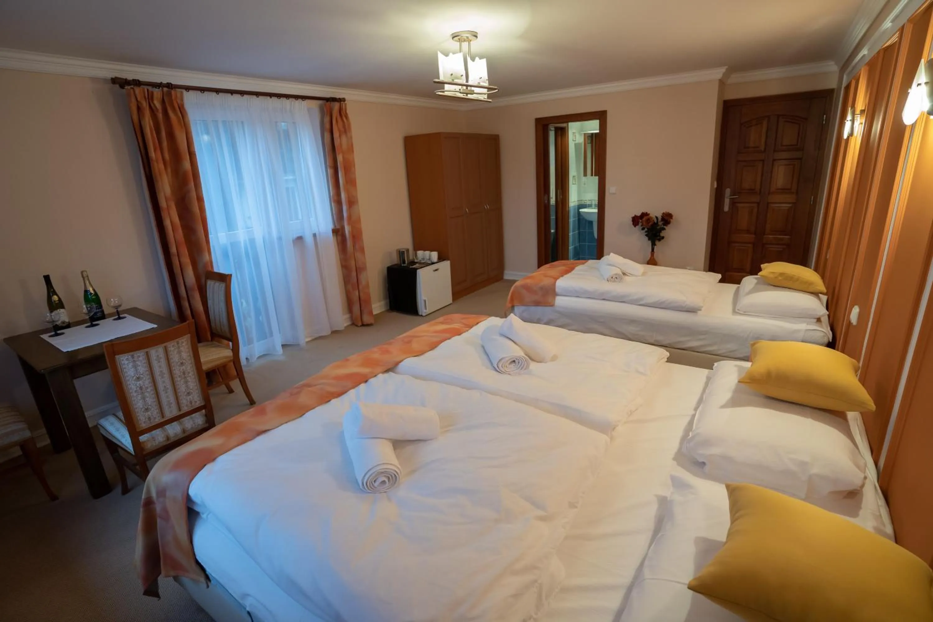 Photo of the whole room, Bed in Jáchymoff