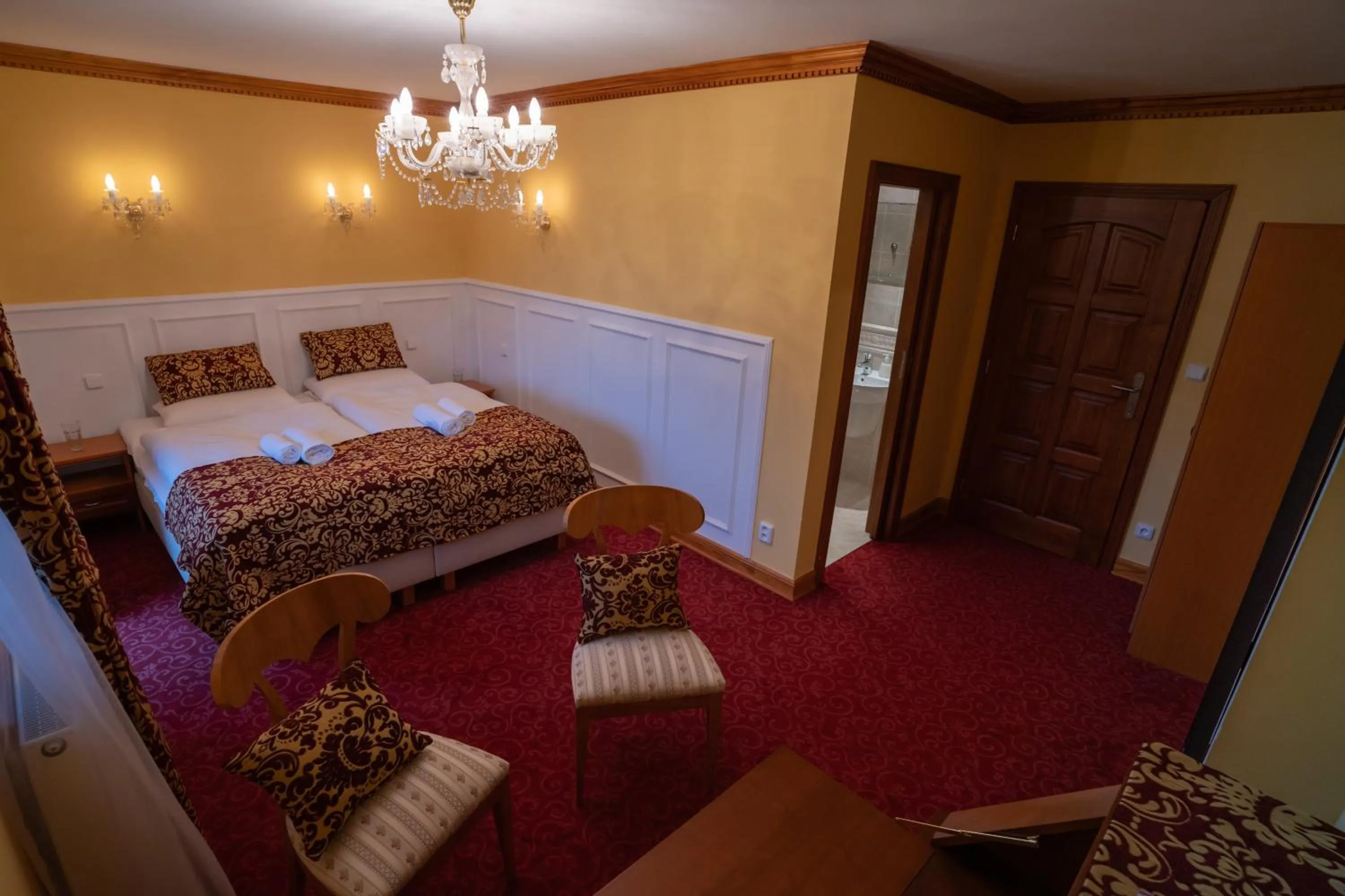 Photo of the whole room, Bed in Jáchymoff