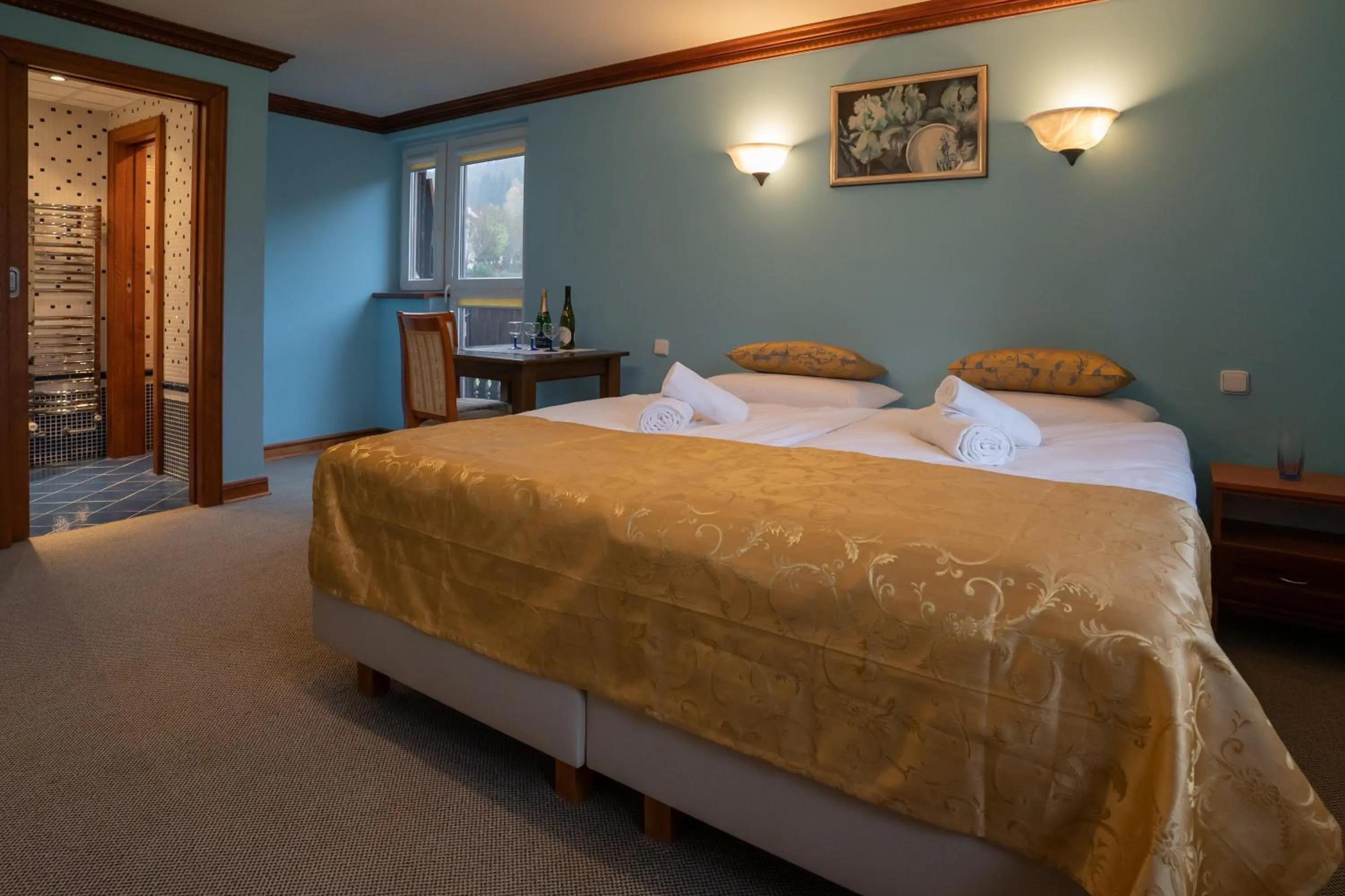 Photo of the whole room, Bed in Jáchymoff