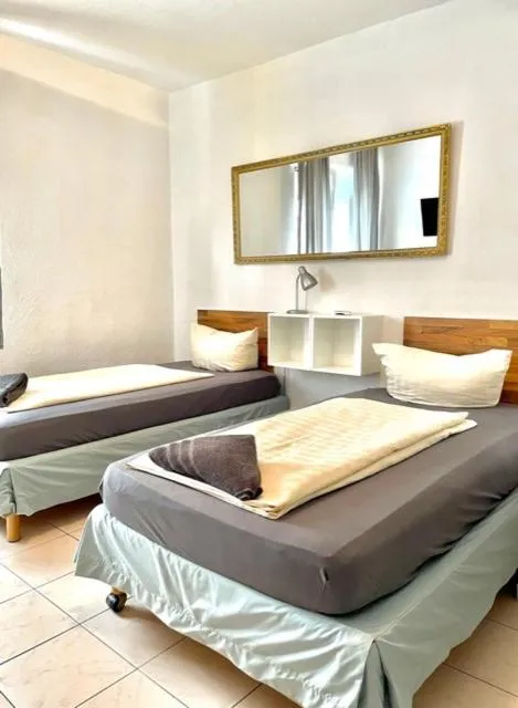 Bed in Hotel Nello