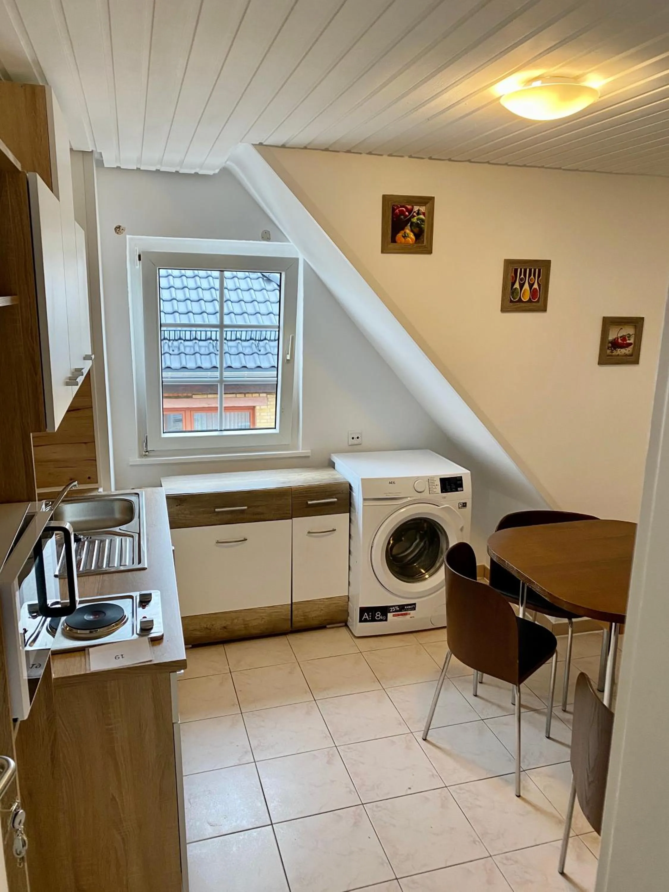 Kitchen or kitchenette in Hotel Nello