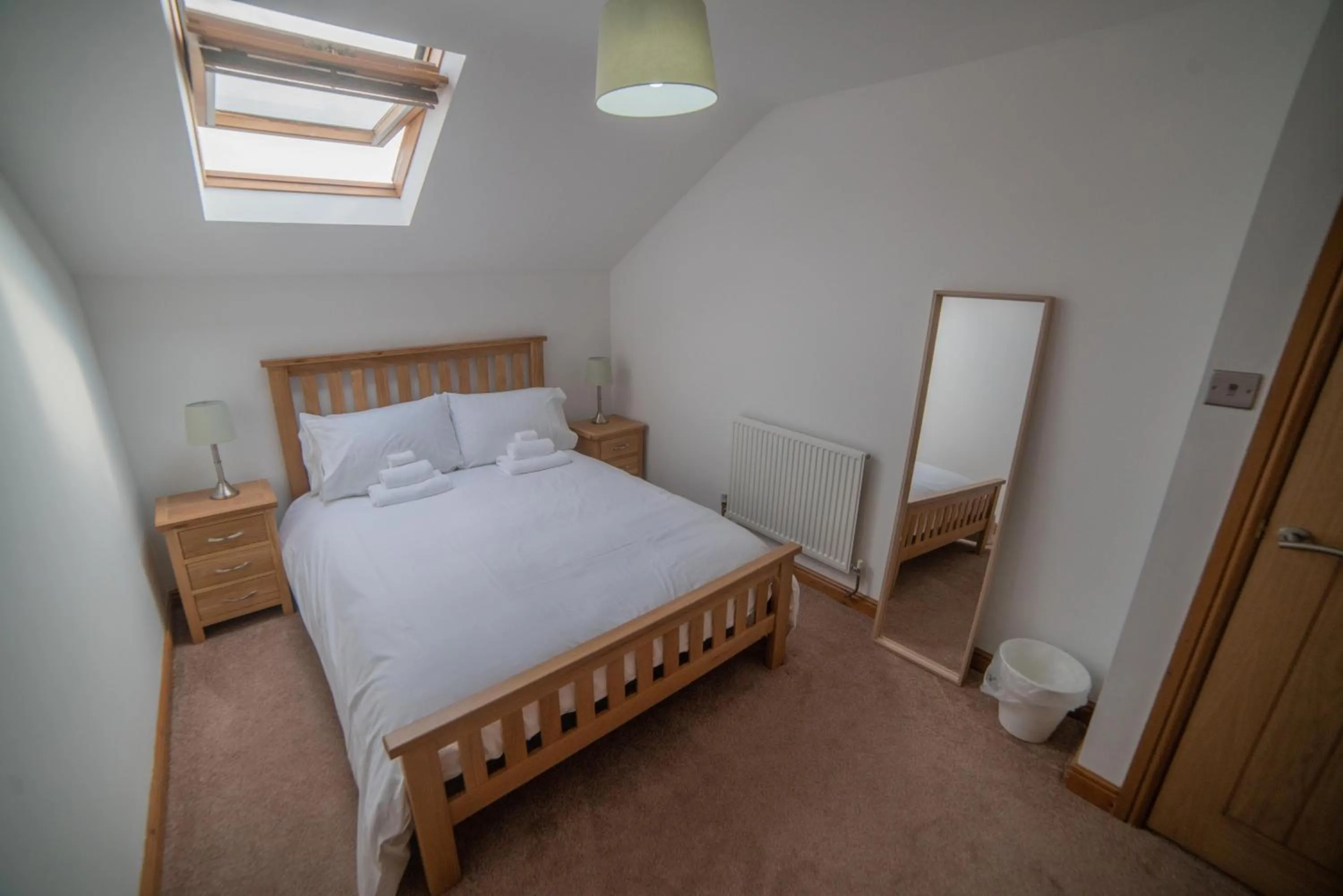 Bedroom, Bed in The Haven Keswick - Spacious Central Apartment