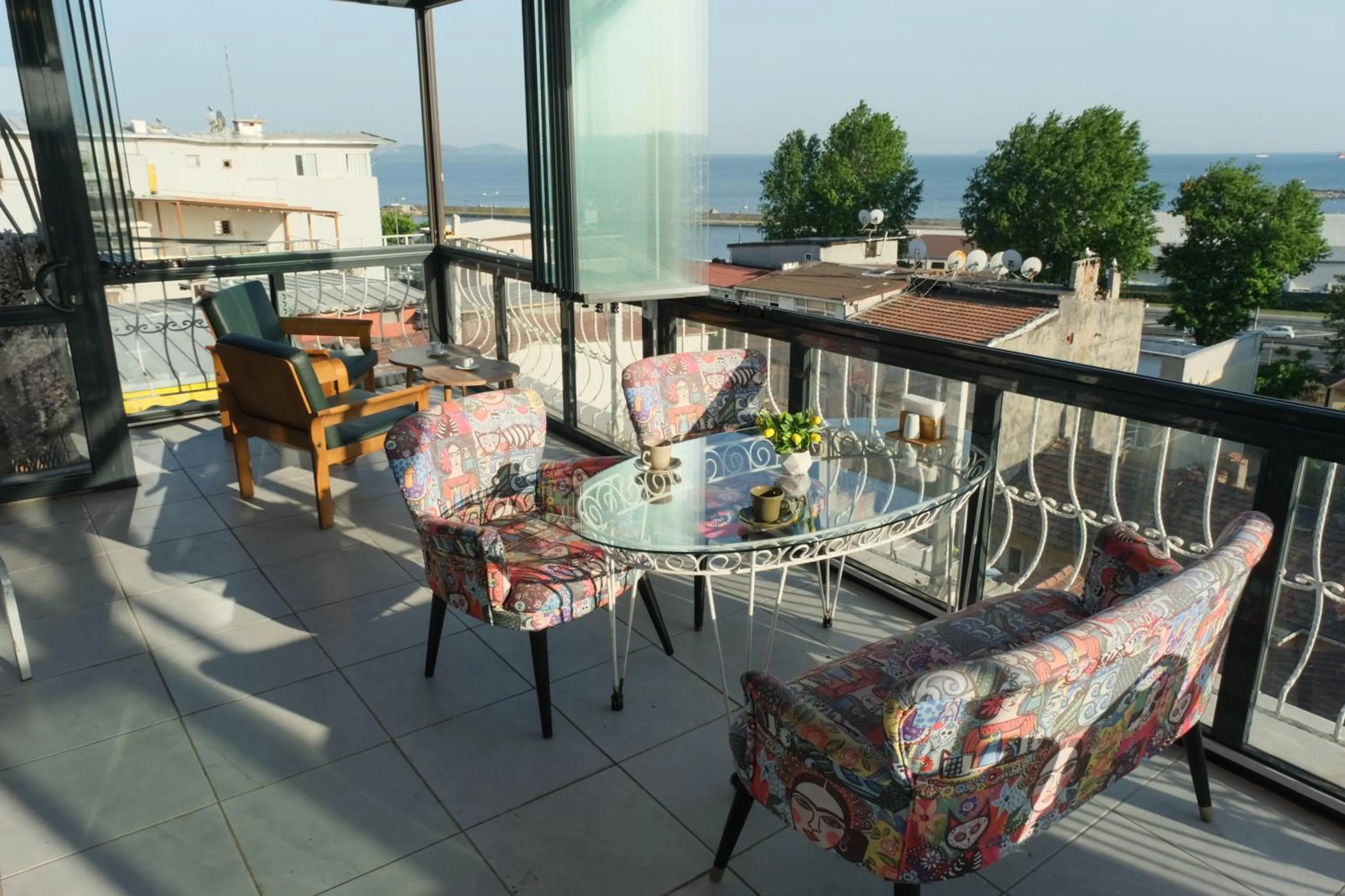 Balcony/Terrace in Kondoskali Hotel