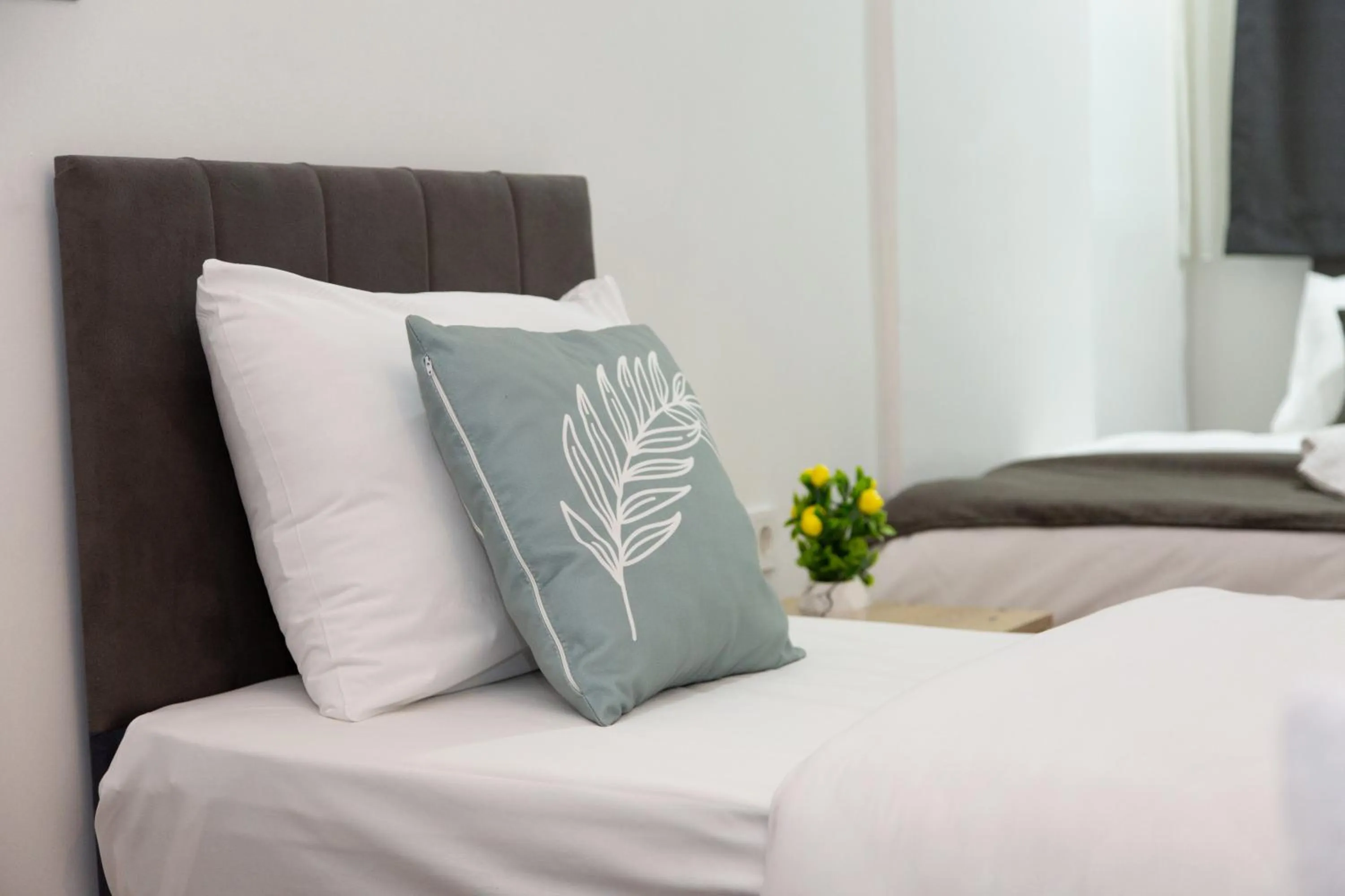 Bed in Kondoskali Hotel