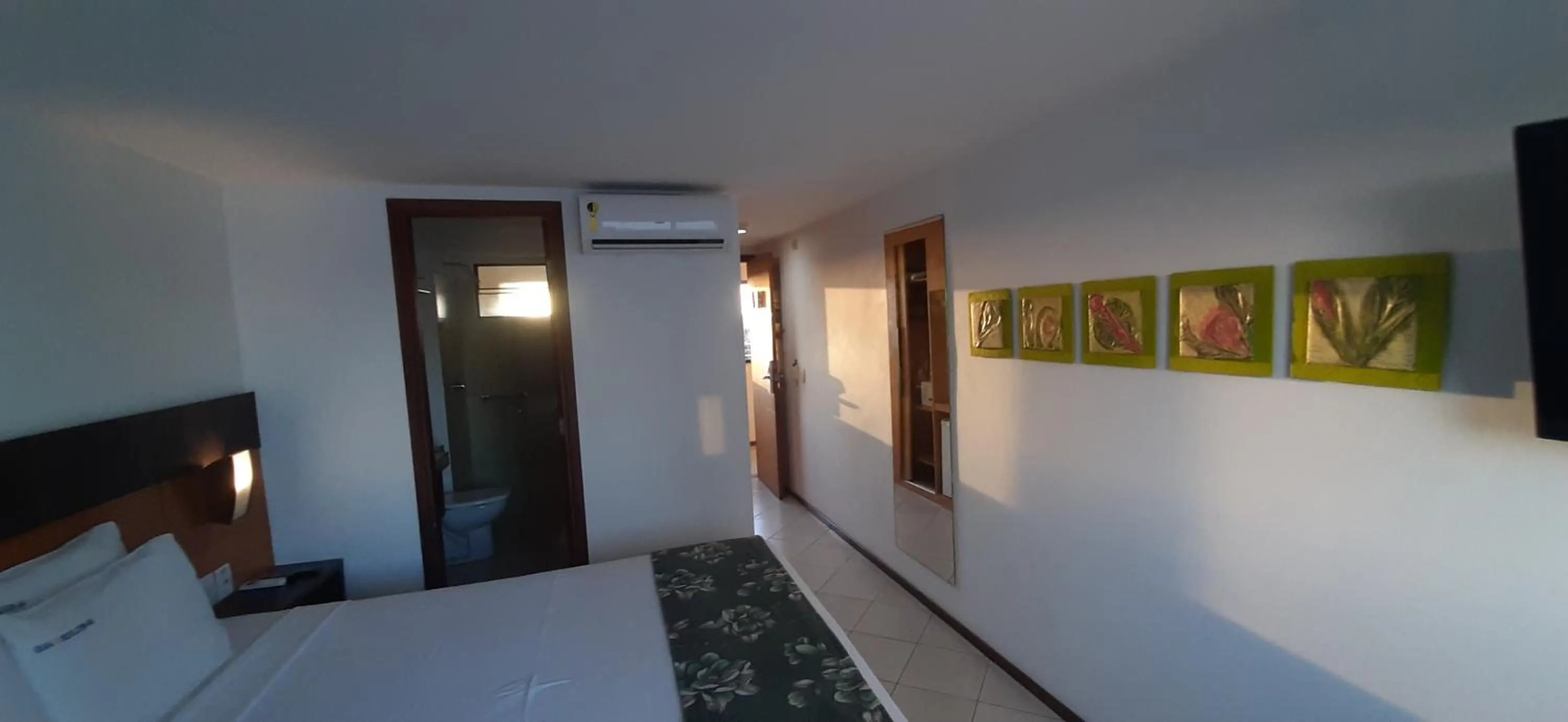 Bedroom, Bed in Natal Plaza requinte, conforto e vista para o mar