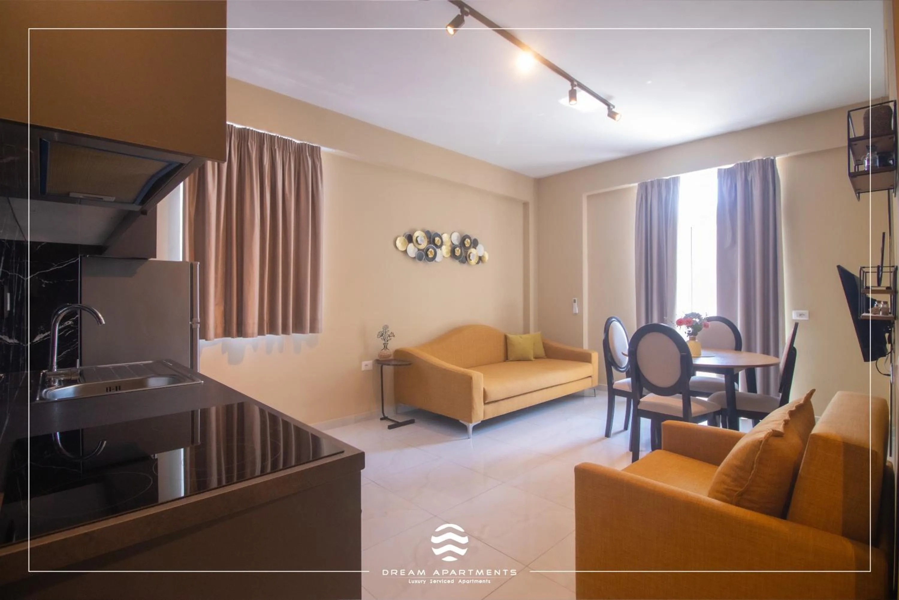 Living room in DREAM APARTMENTS Saranda