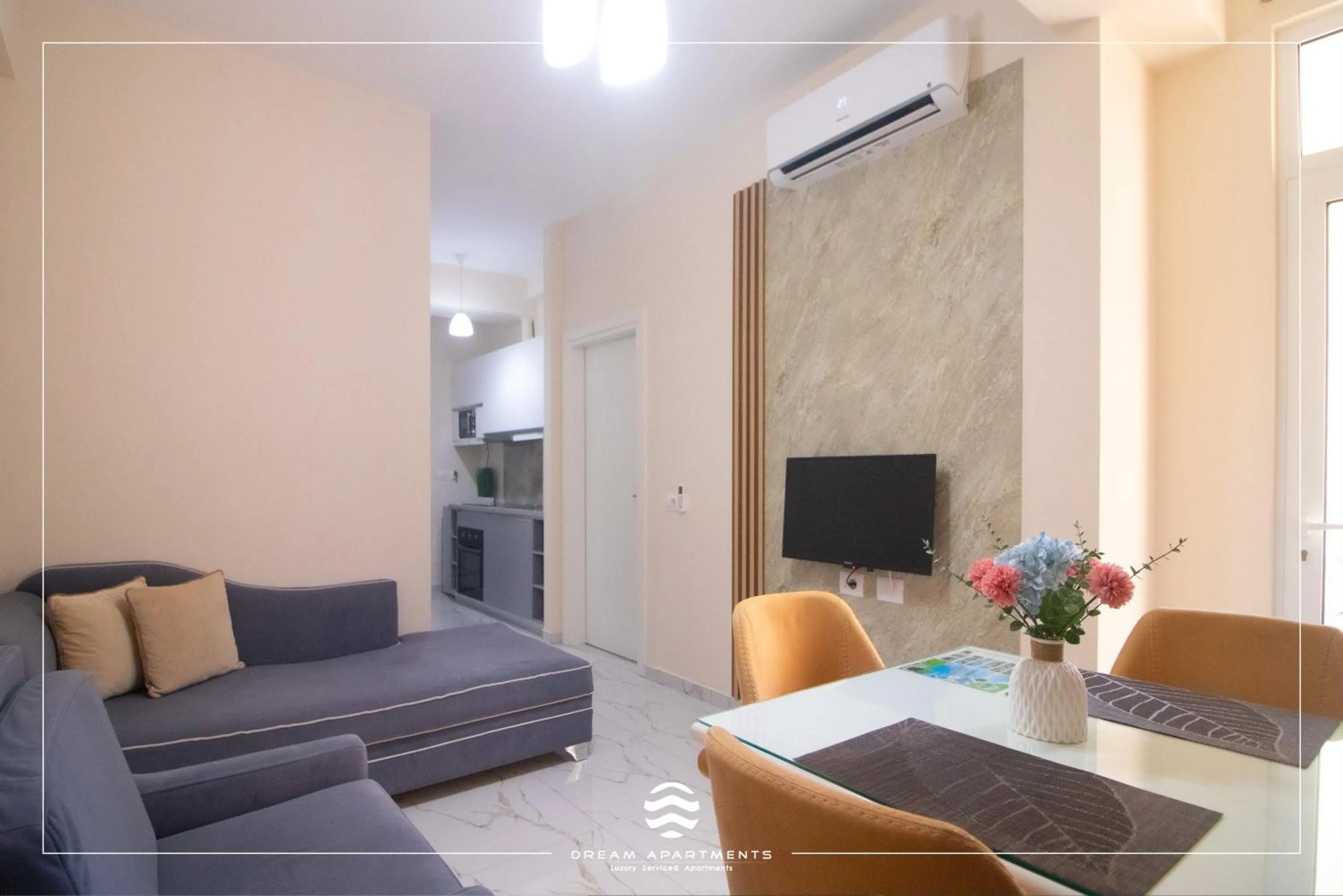 Living room in DREAM APARTMENTS Saranda