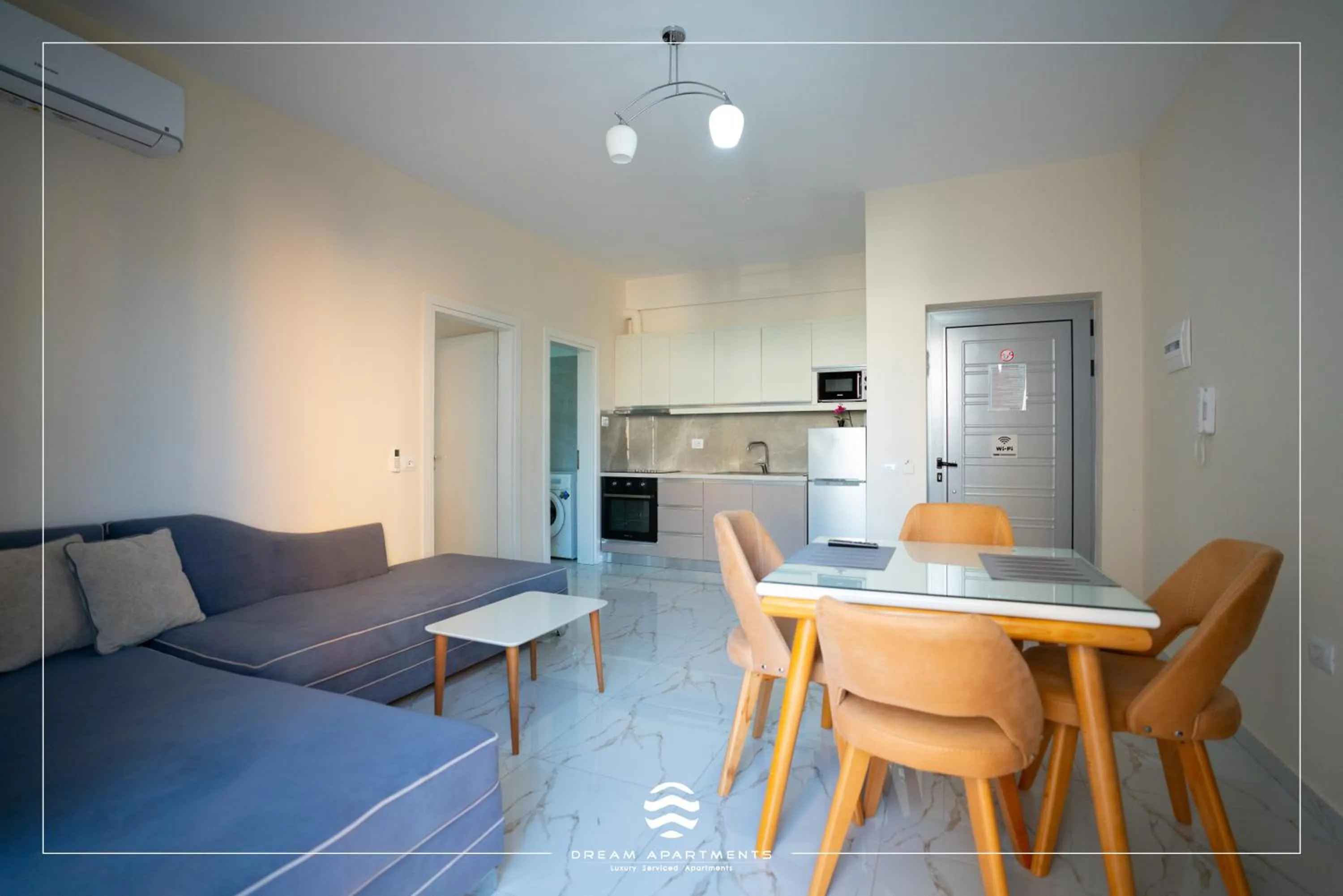 Seating area in DREAM APARTMENTS Saranda