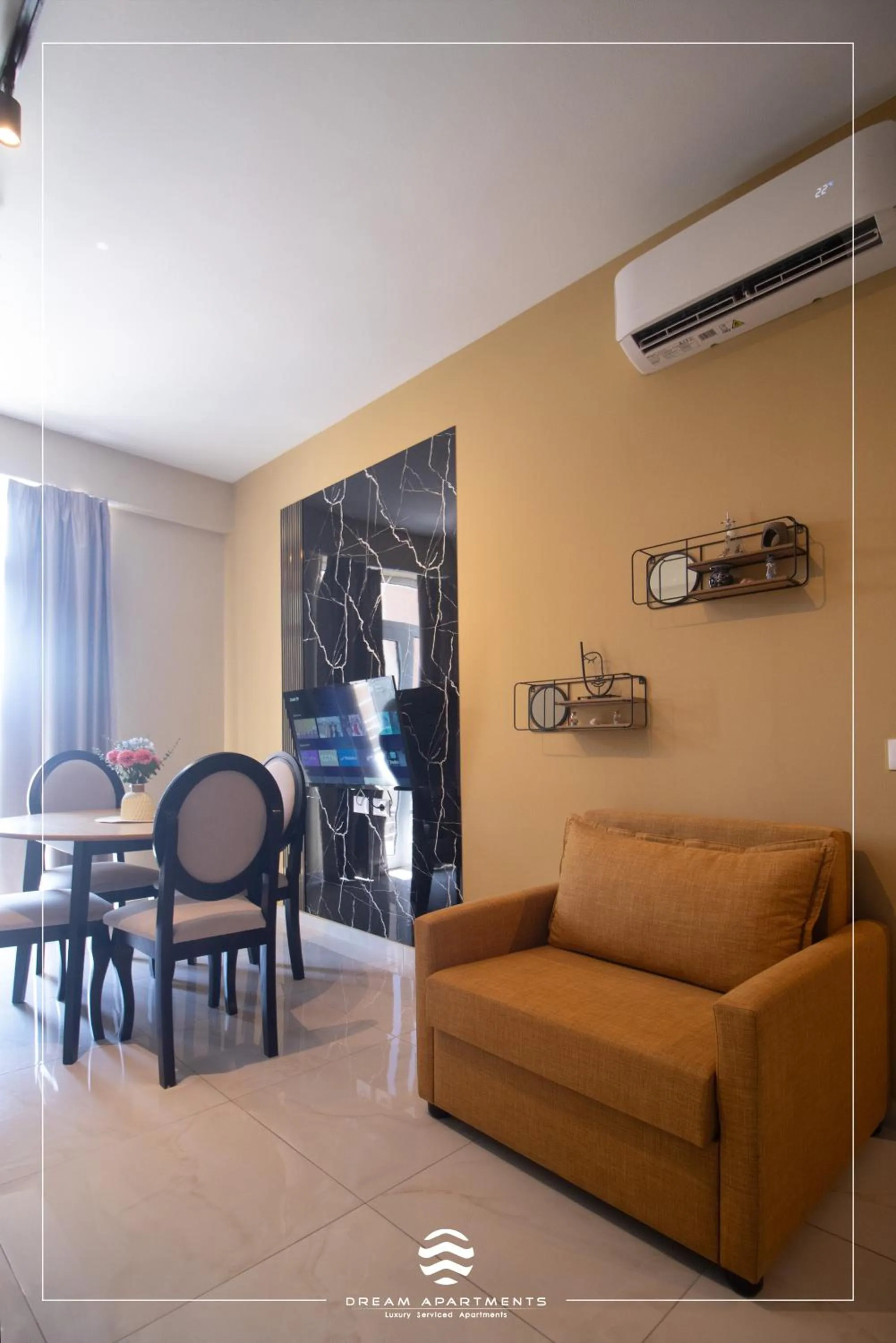 Living room in DREAM APARTMENTS Saranda