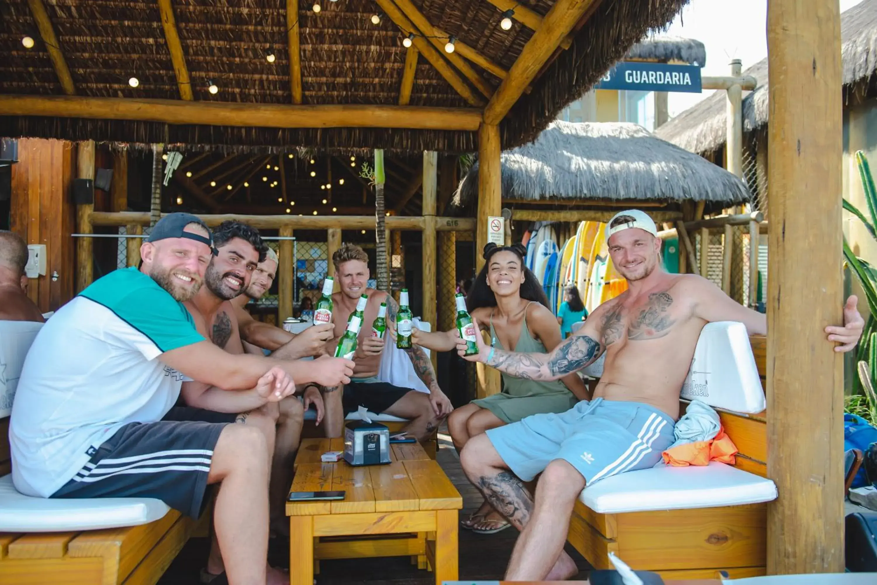 Lounge or bar in Longboard Paradise Surf Club Lounge or bar in Longboard Paradise Surf Club