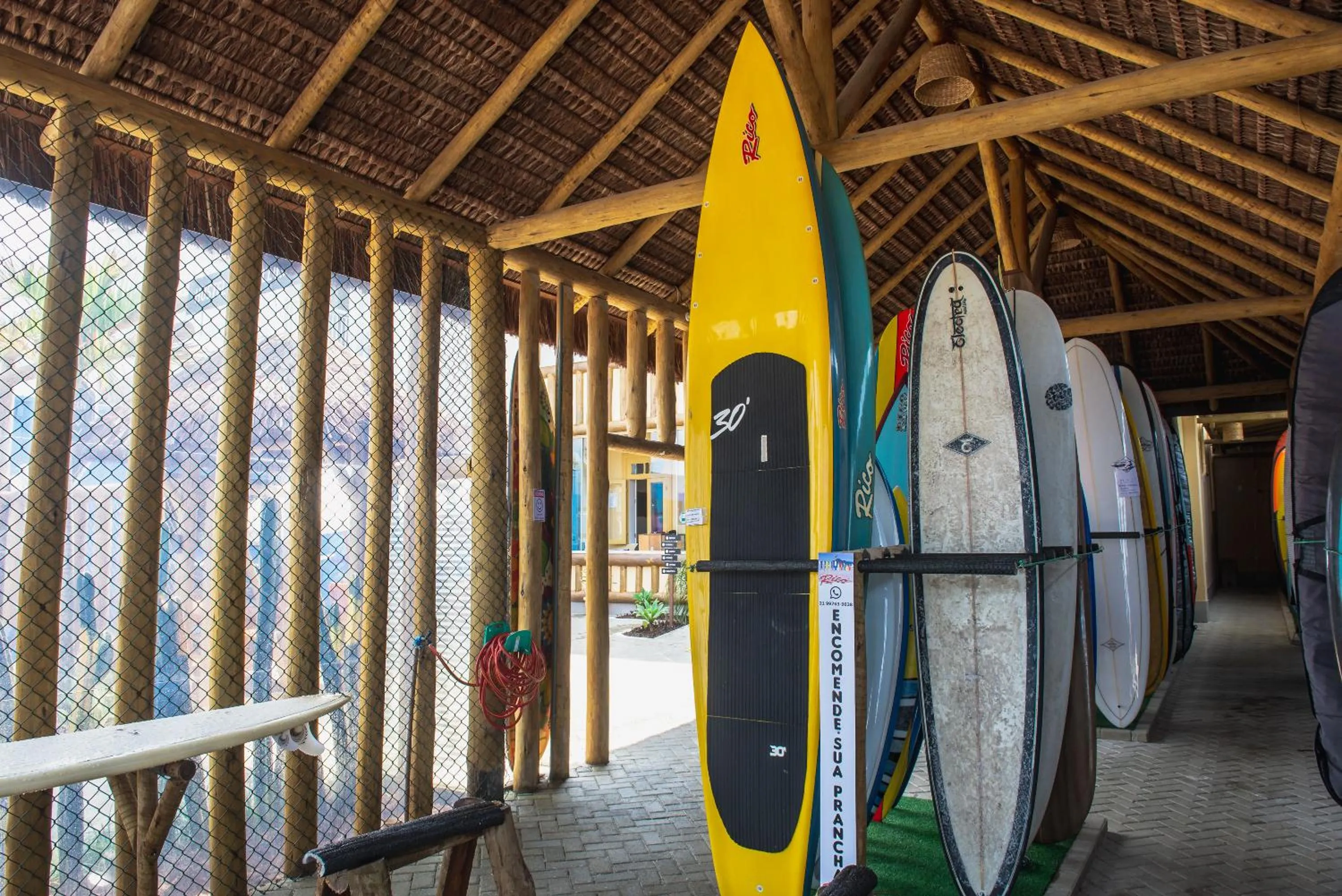 storage in Longboard Paradise Surf Club