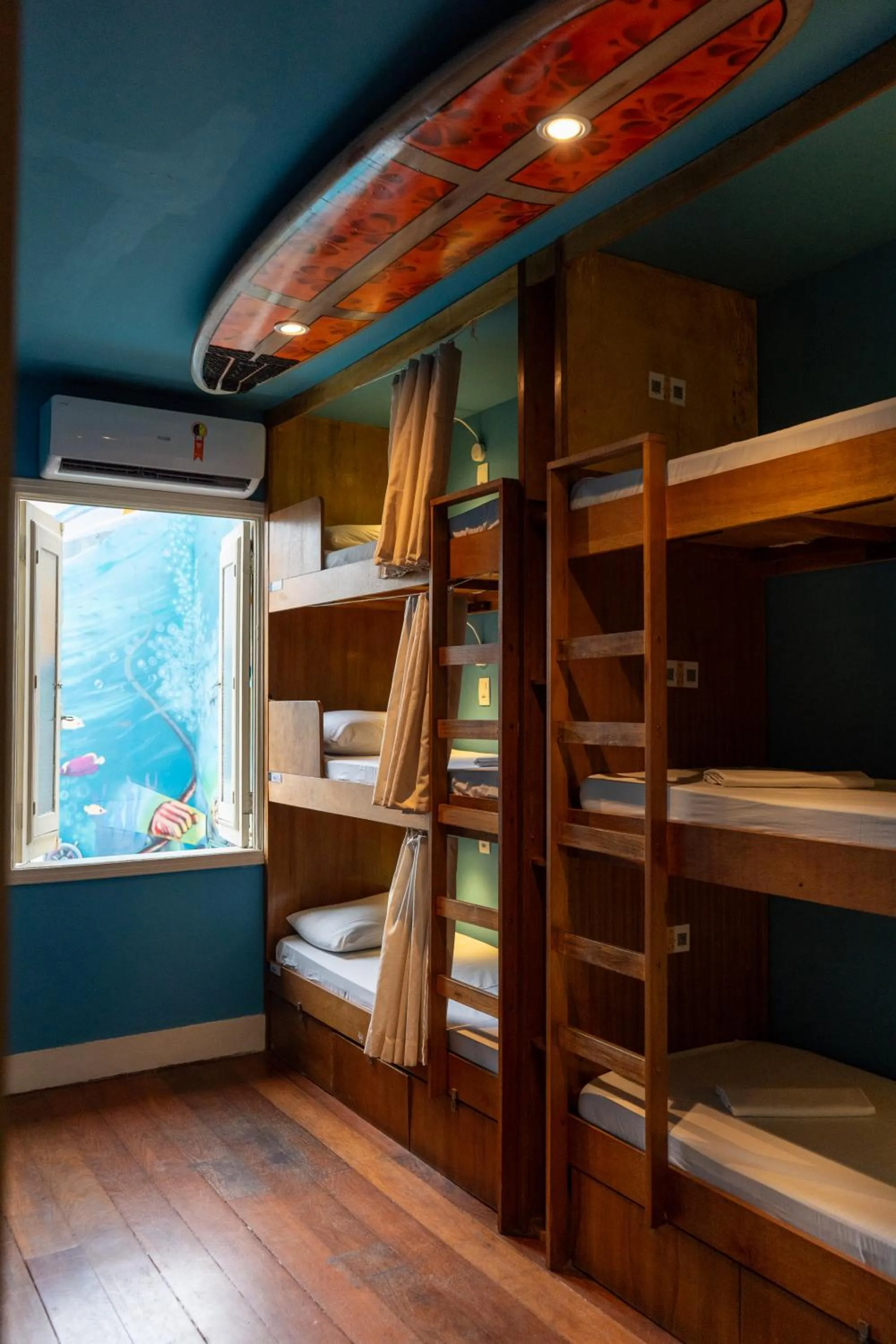 View (from property/room), Bed in Longboard Paradise Surf Club