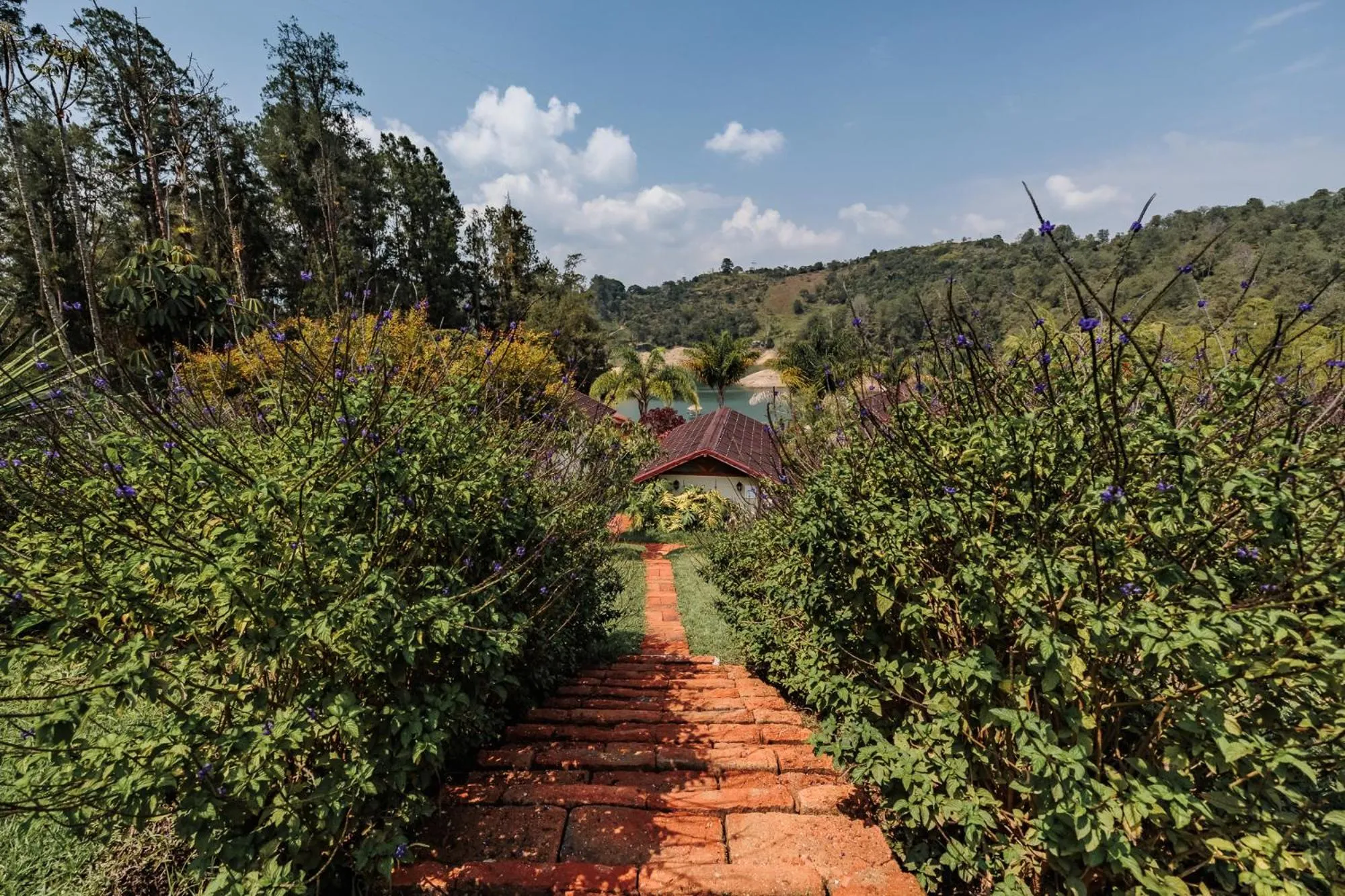 Hiking in Pietrasanta hotel campestre frente a la represa del Peñol y Guatape