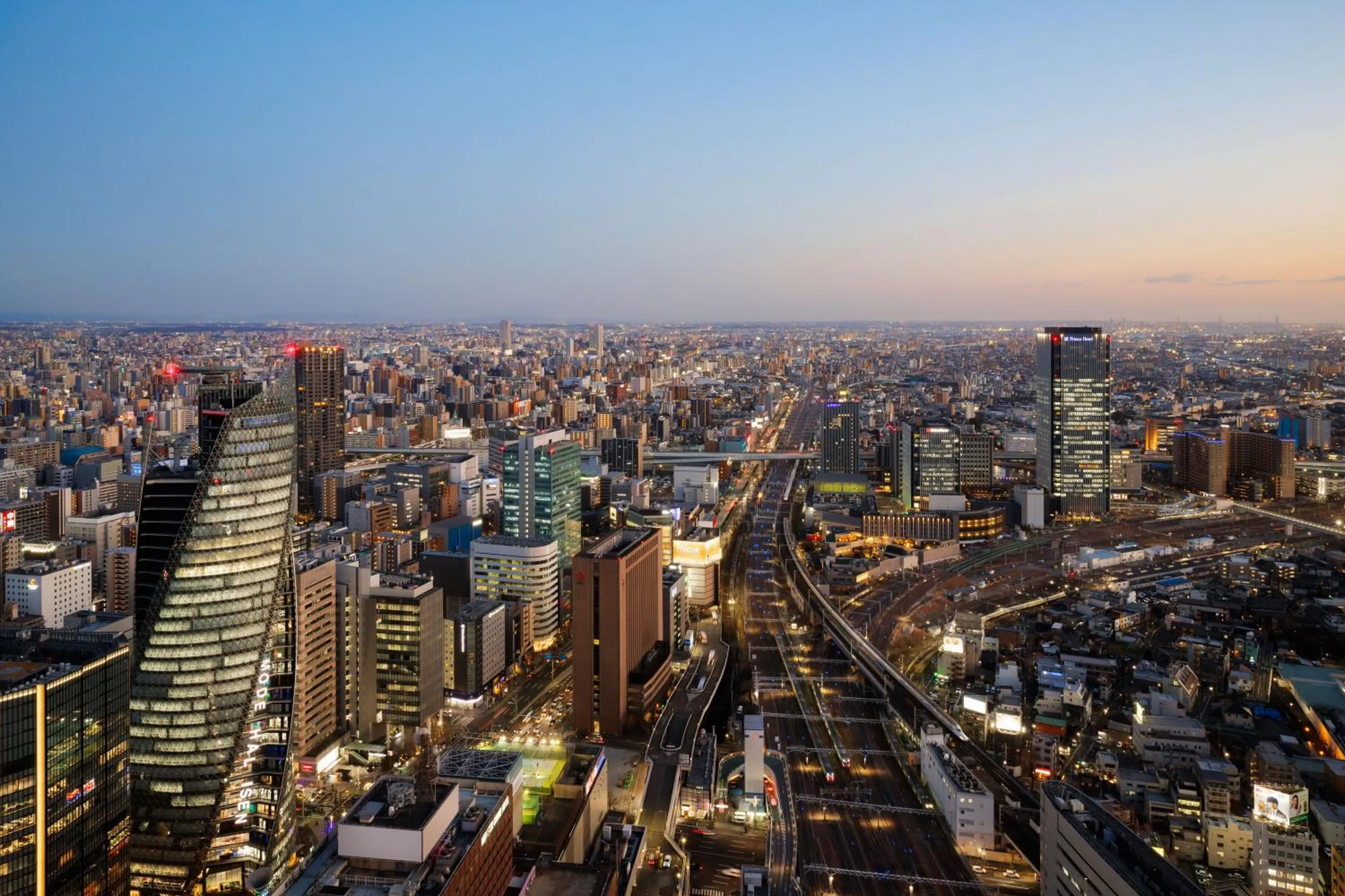 City view in Nagoya Marriott Associa Hotel