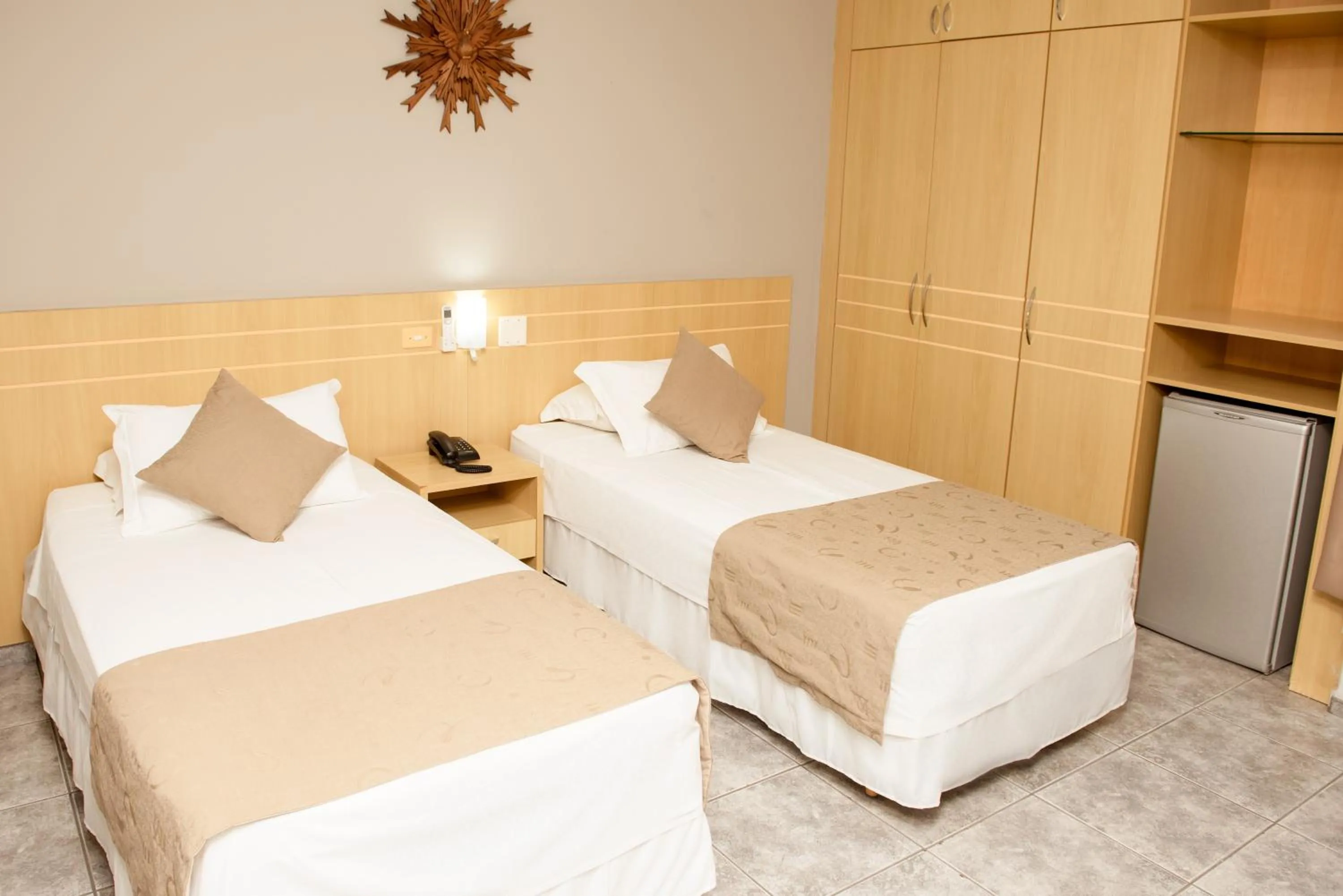 Bed in River Palace Hotel