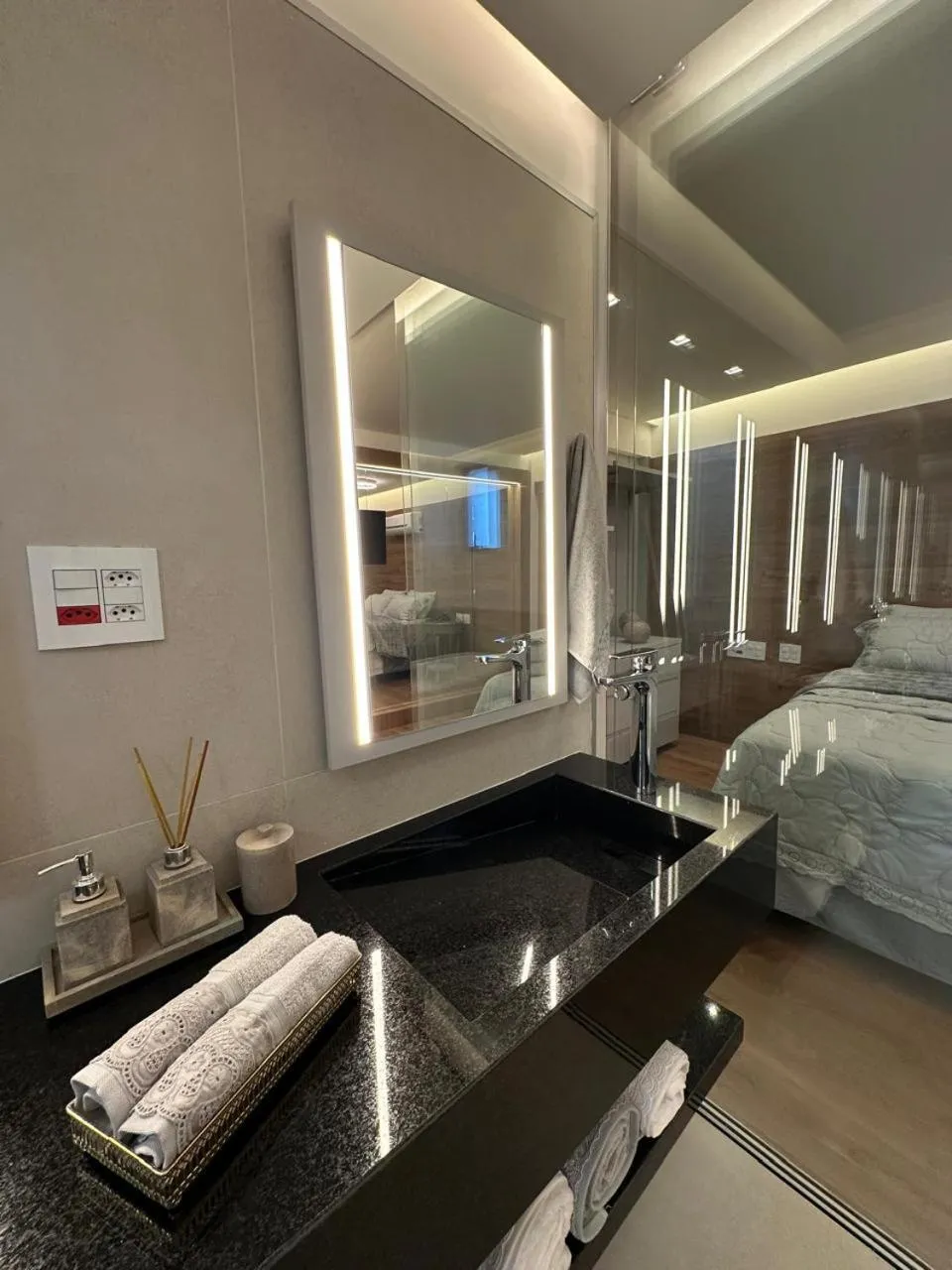 Bed in River Palace Hotel